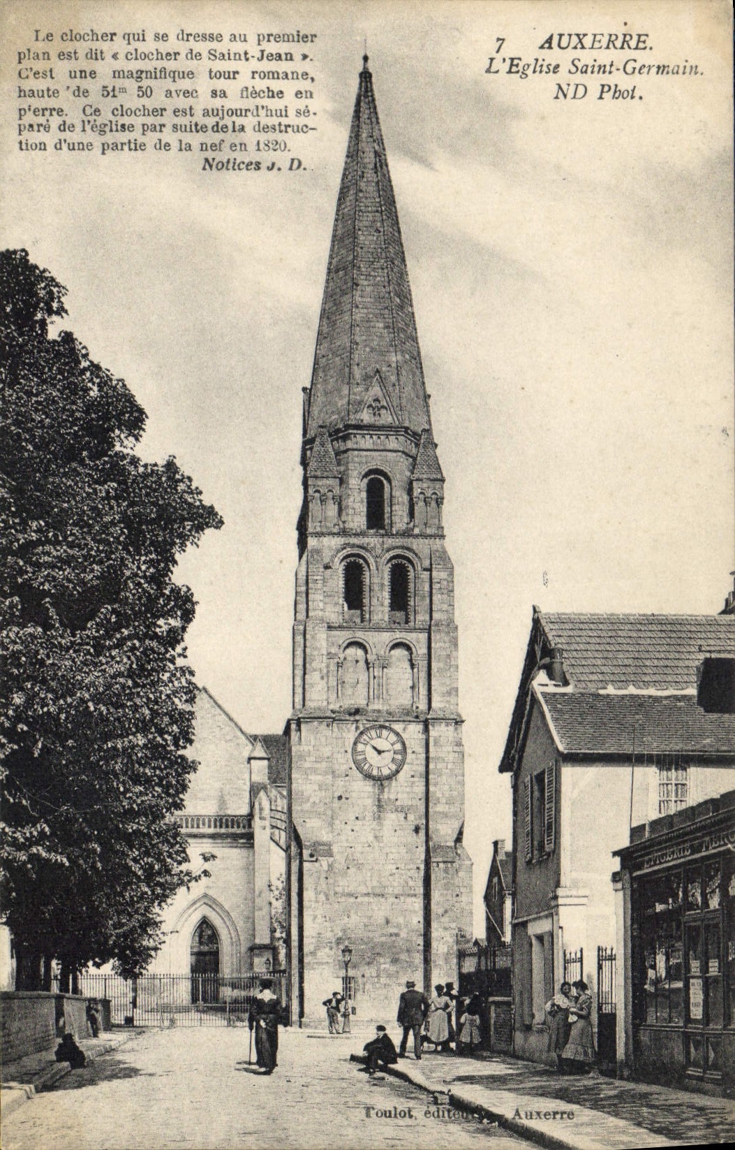 CPA Auxerre l'Eglise Saint Germain 