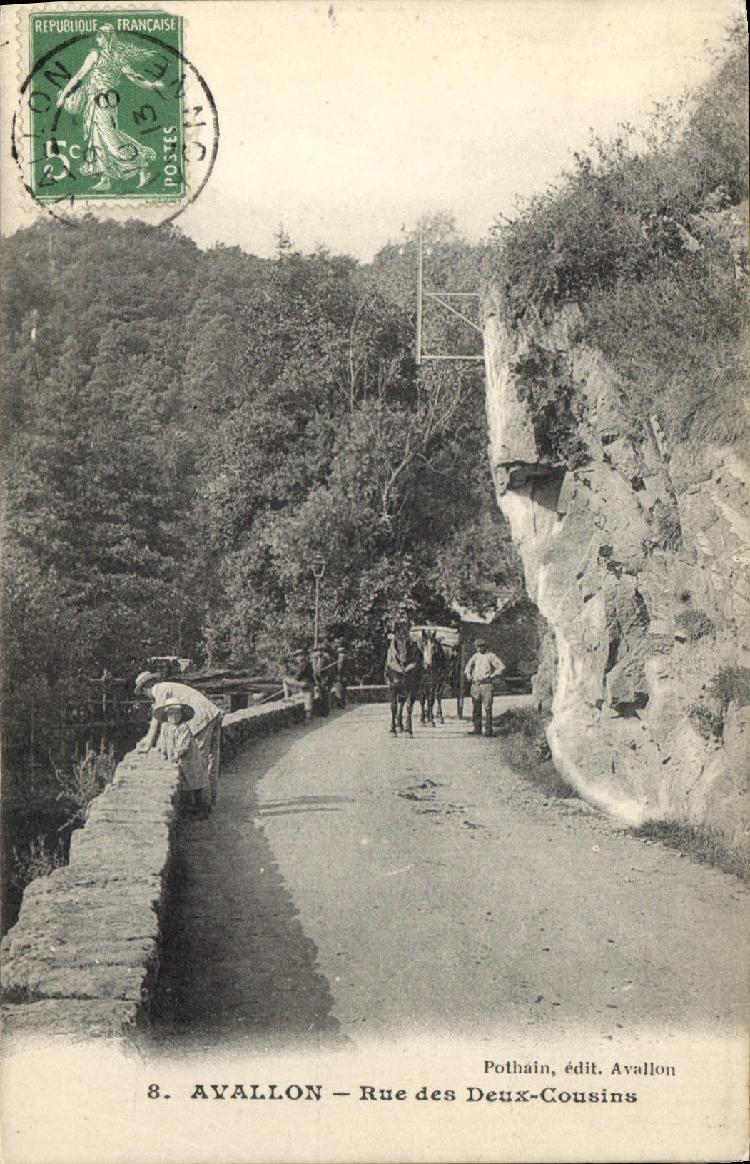 CPA Avallon Rue des Deux Cousins 