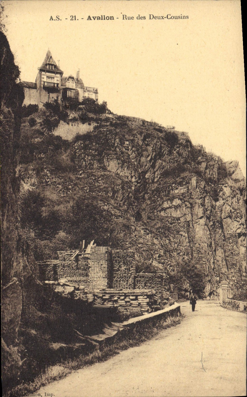 CPA Avallon Rue des Deux Cousins 