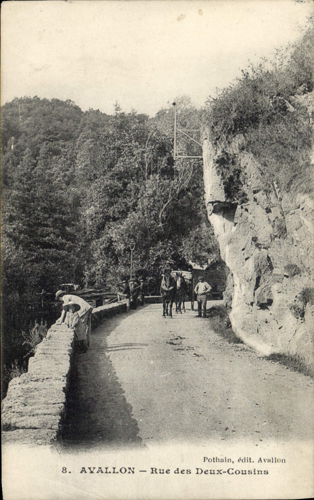 CPA Avallon Rue des Deux Cousins 