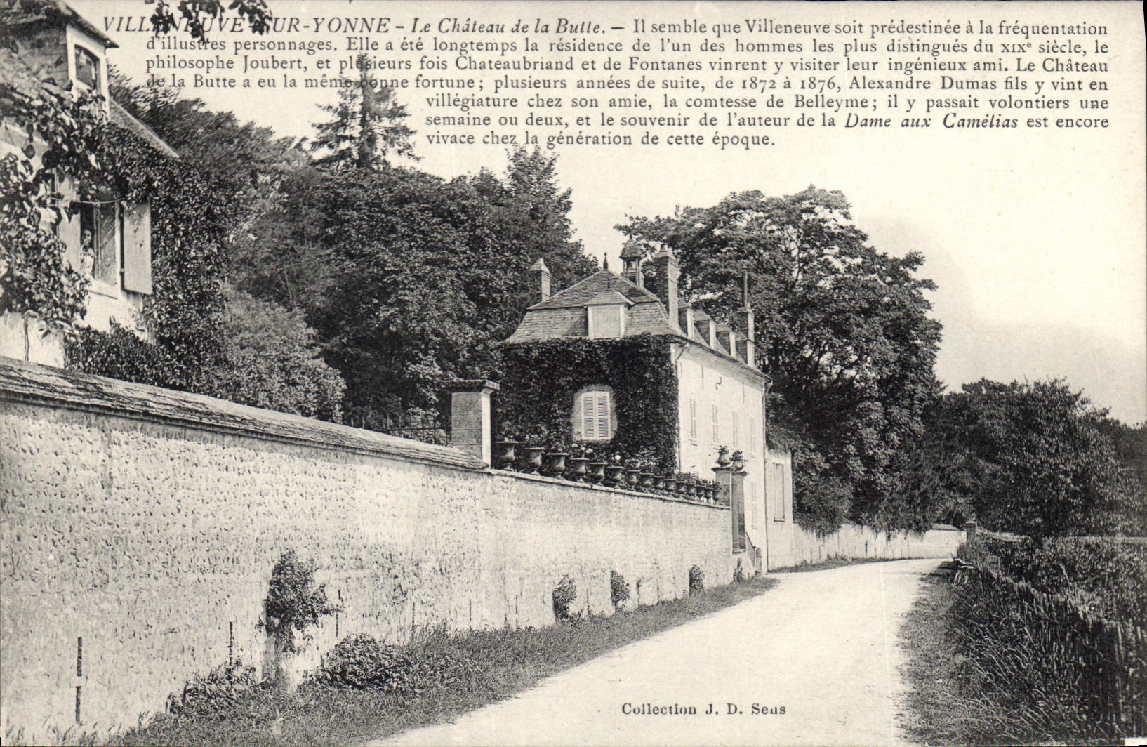 CPA Villeneuve sur Yonne Le Chateau de la Butte