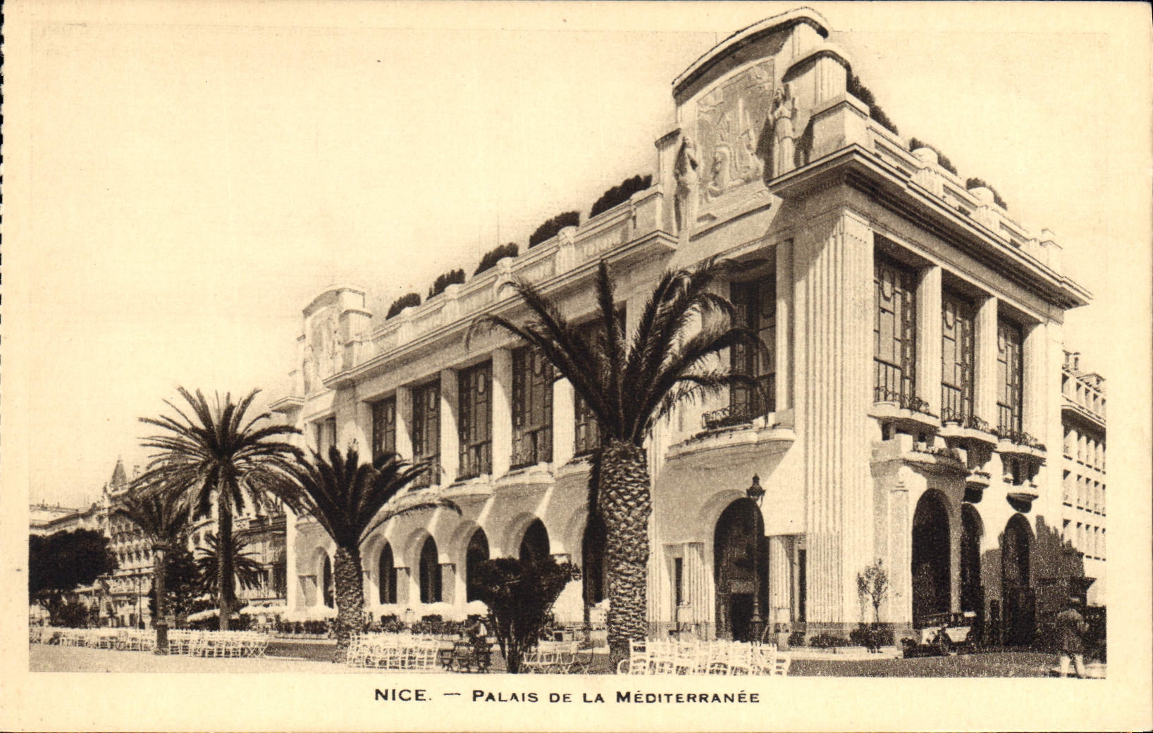 CPA Nice Palais de la Mediterranee 