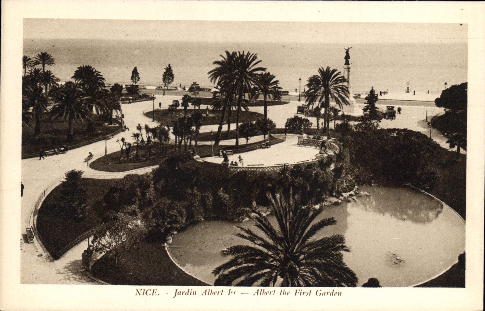 CPA Nice Jardin Albert I 
