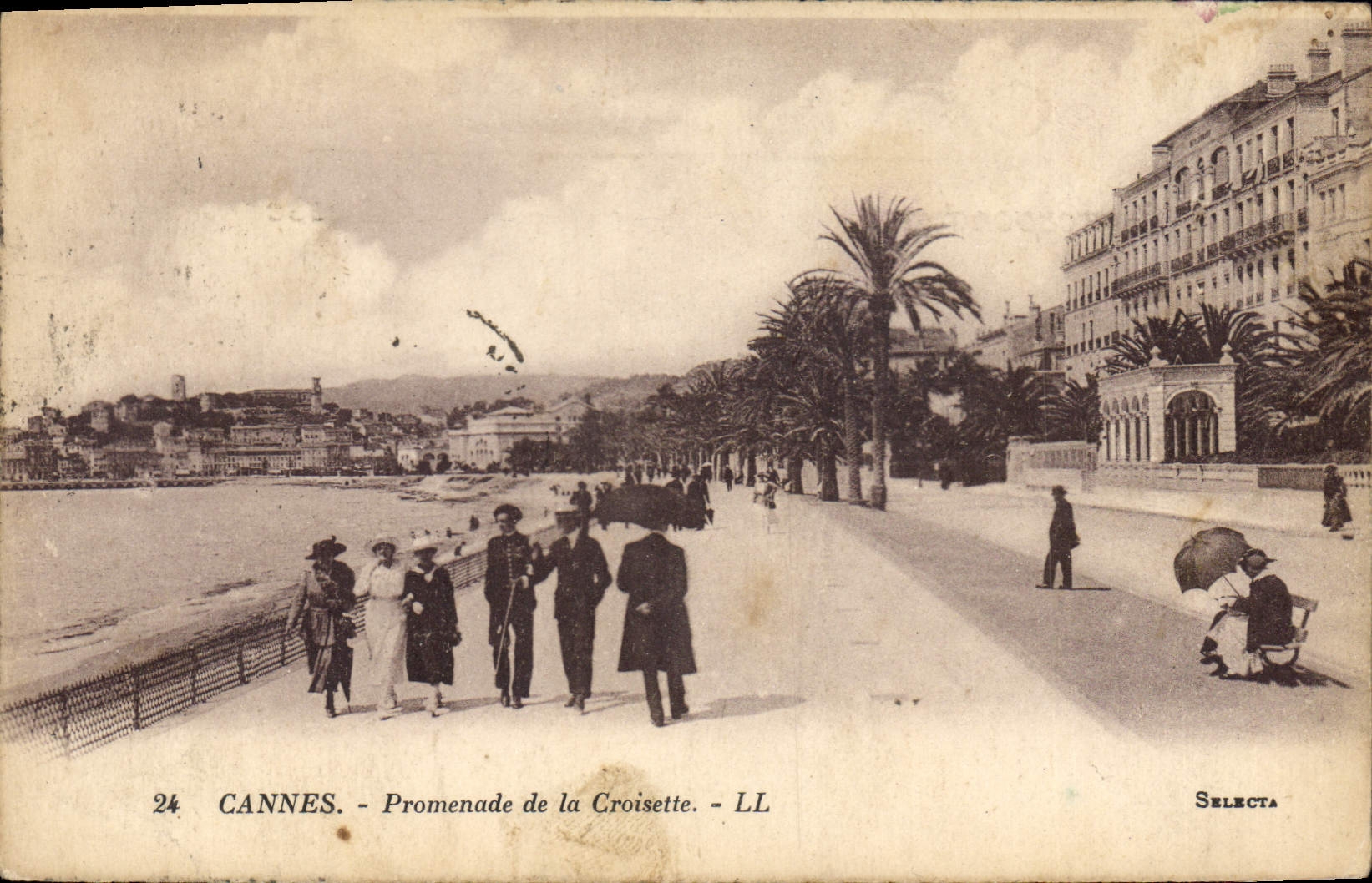 CPA Cannes Promenade de la Croisette 