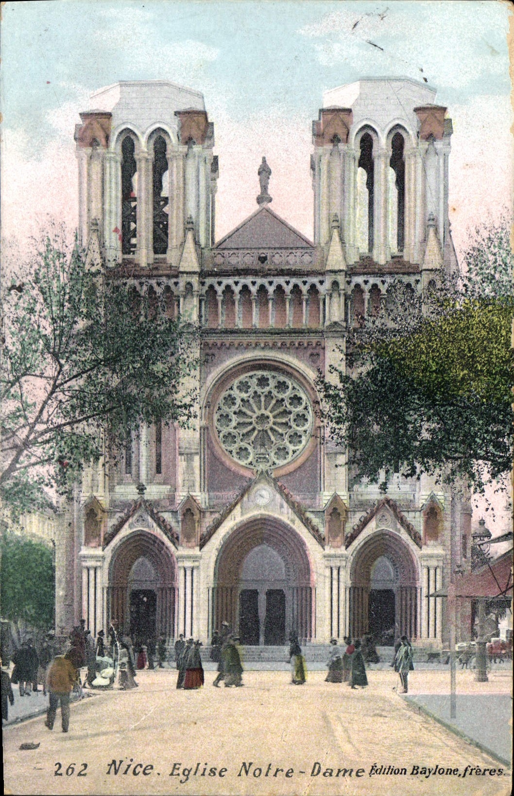 CPA Nice Eglise Notre Dame 