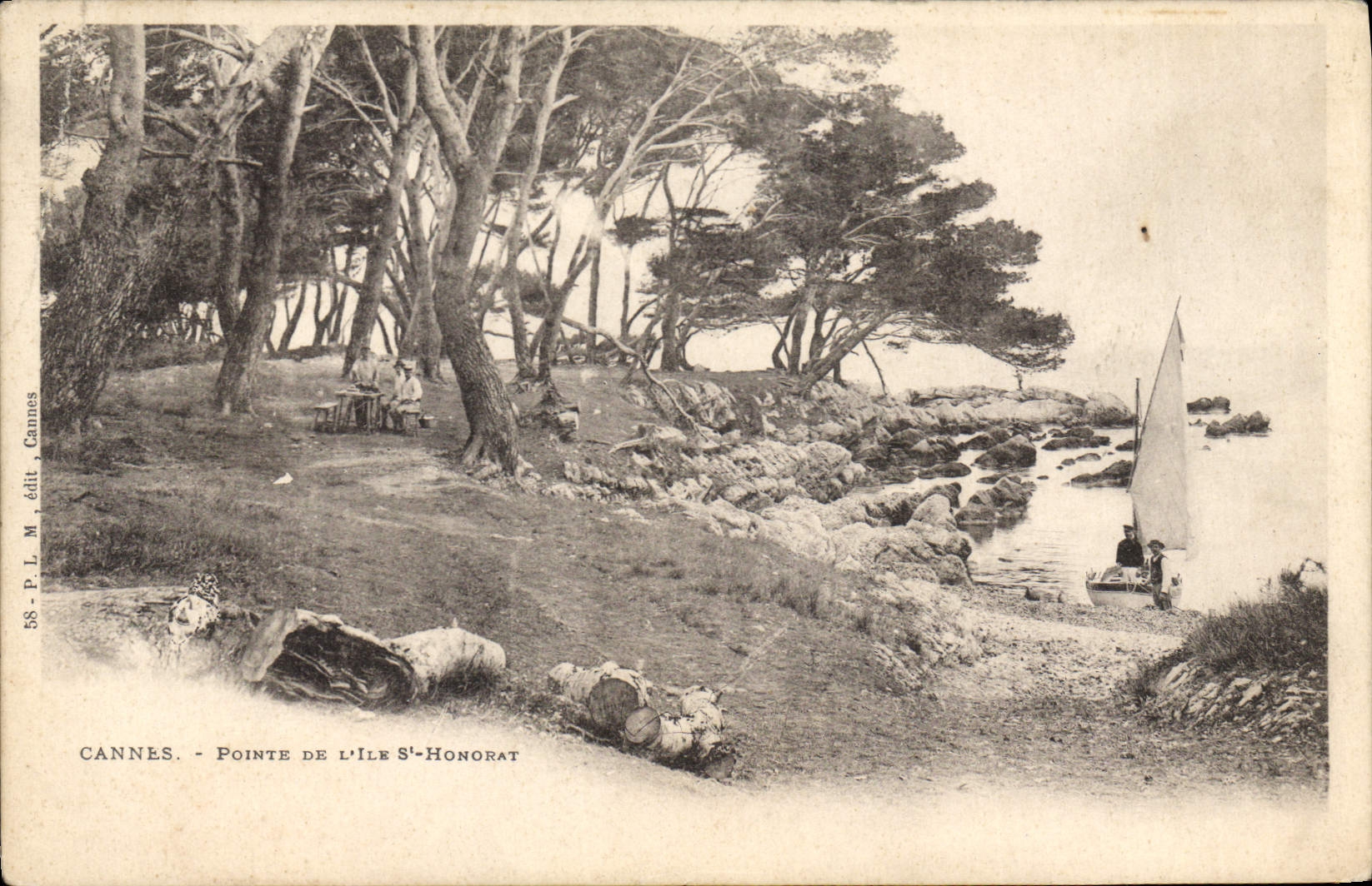 CPA Cannes Pointe de l'Ile St Honorat 