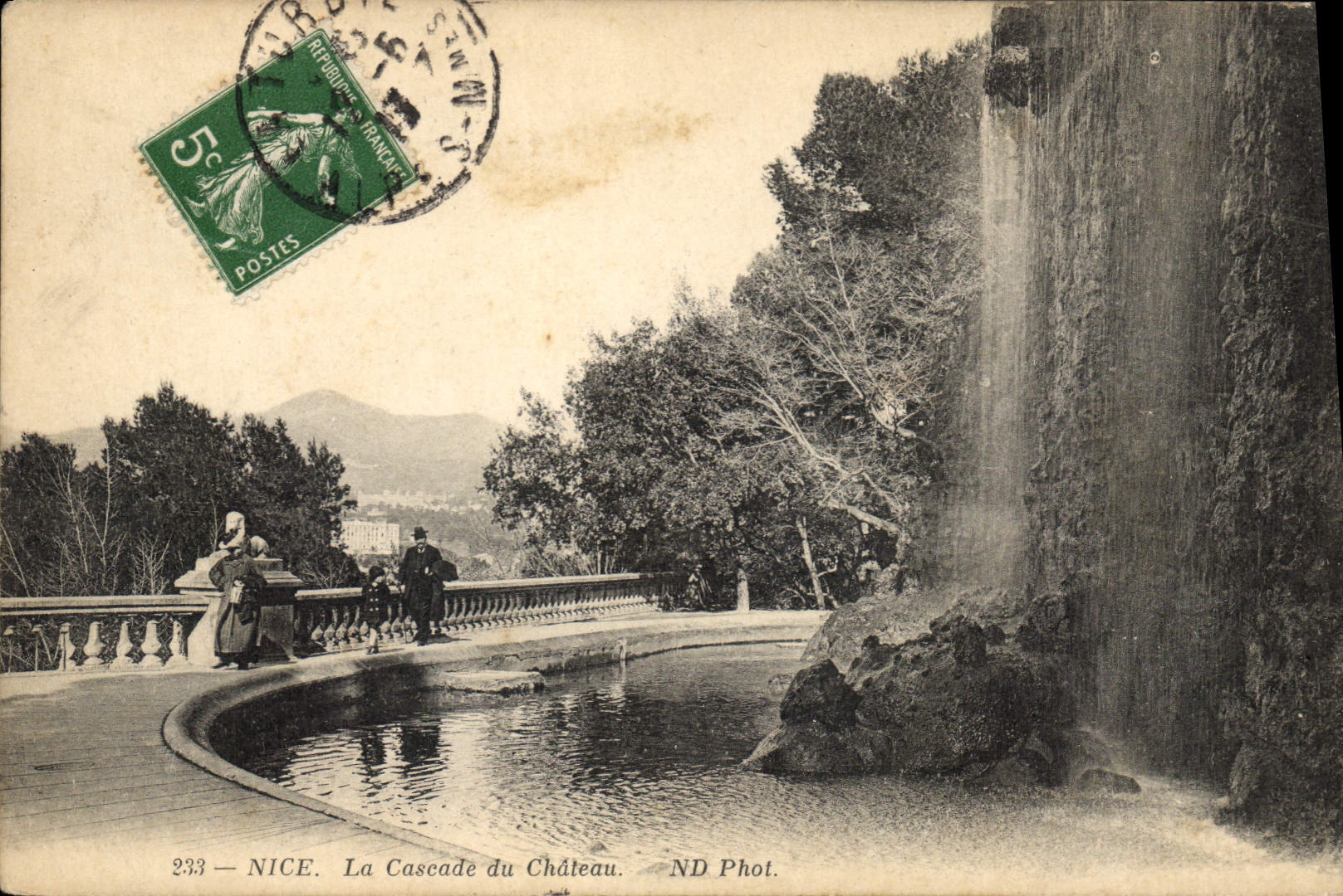 CPA Nice La Cascade du Chateau 