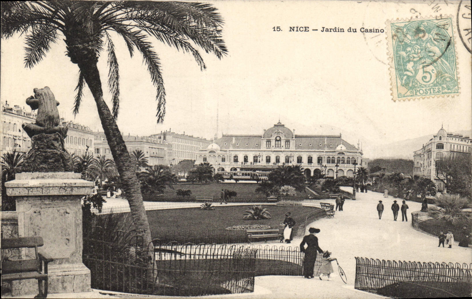 CPA Nice Jardin du Casino 