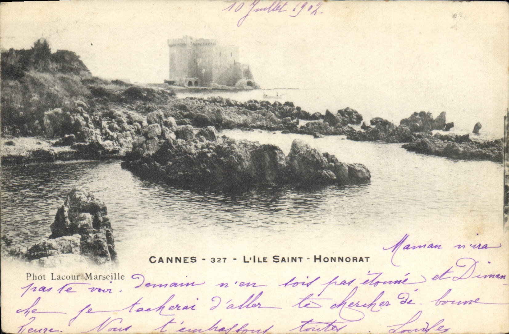 CPA Cannes L'Ile Saint Honnorat 