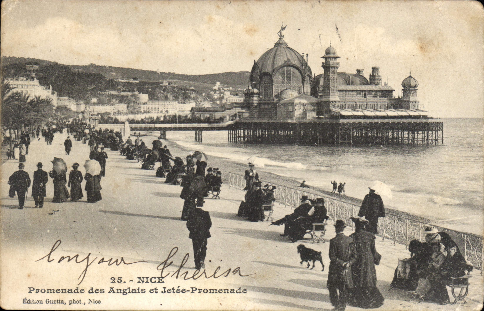 CPA Nice Promenade des Anglais et Jetee Promenade 
