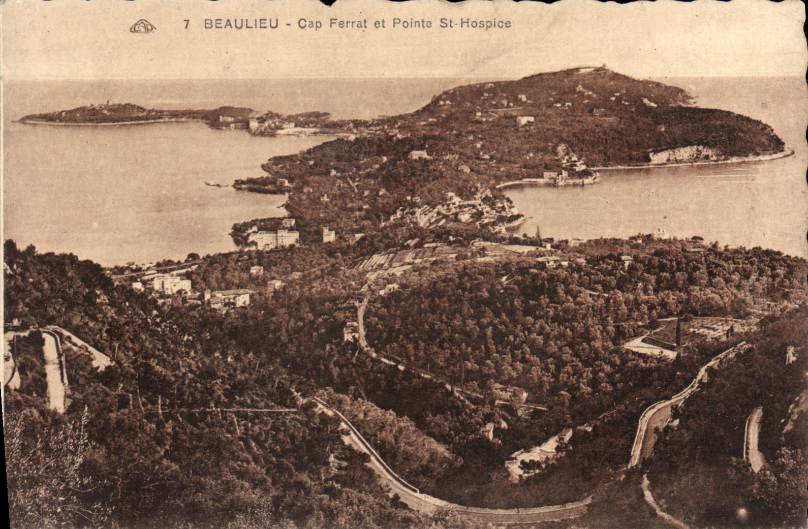 CPA Beaulieu Cap Ferrat et Points St Hospice 