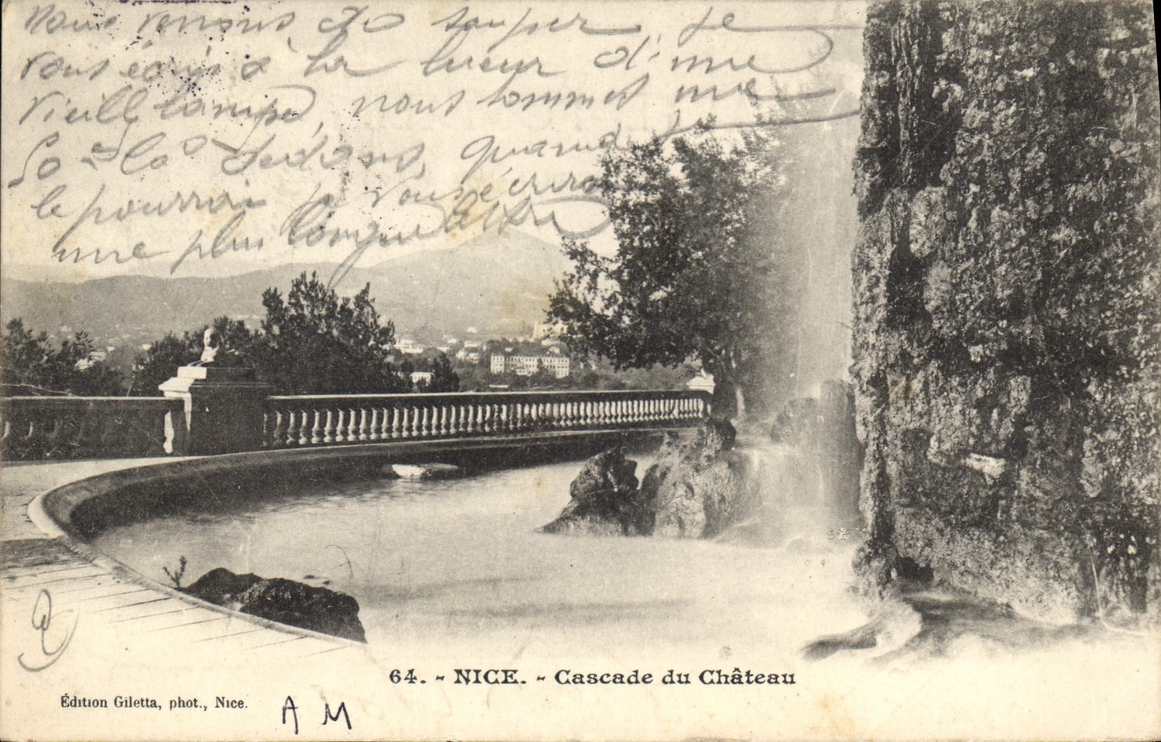 CPA Nice Cascade du Chateau 