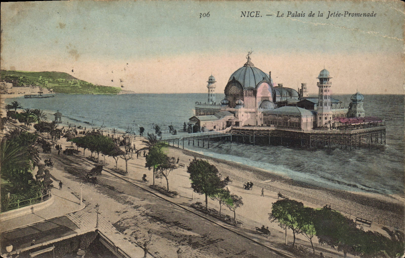 CPA Nice Le Palais de la Jetee Promenade 