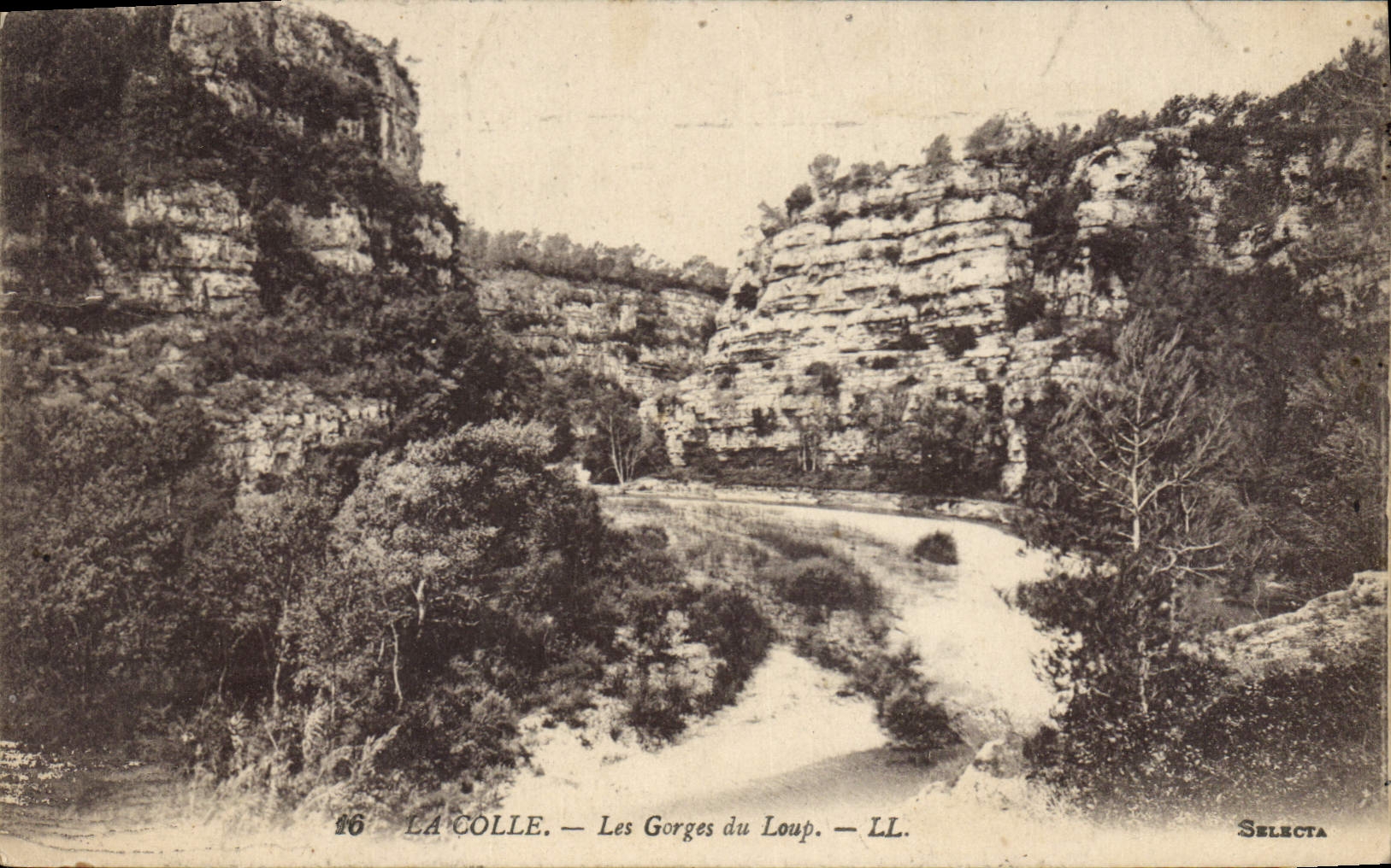 CPA La Colle Les Georges du Loup 