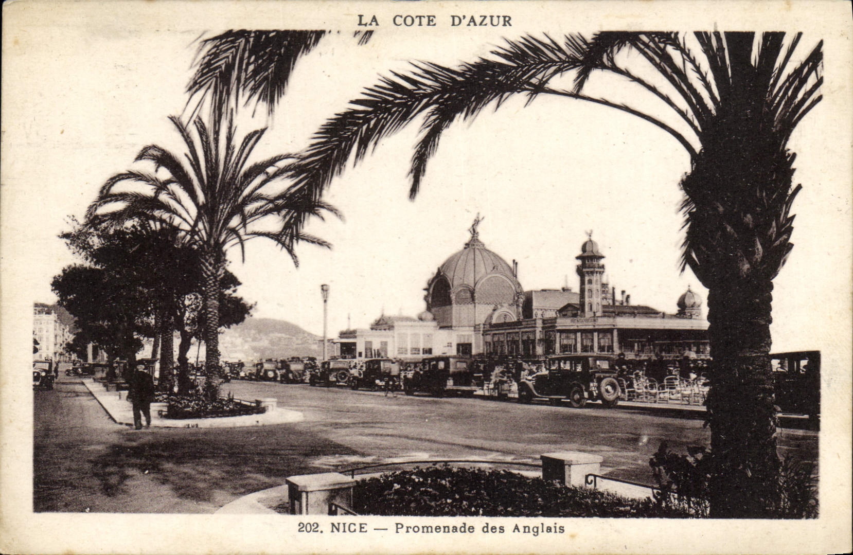 CPA La Cote d'Azur Nice Promenade des Anglais 