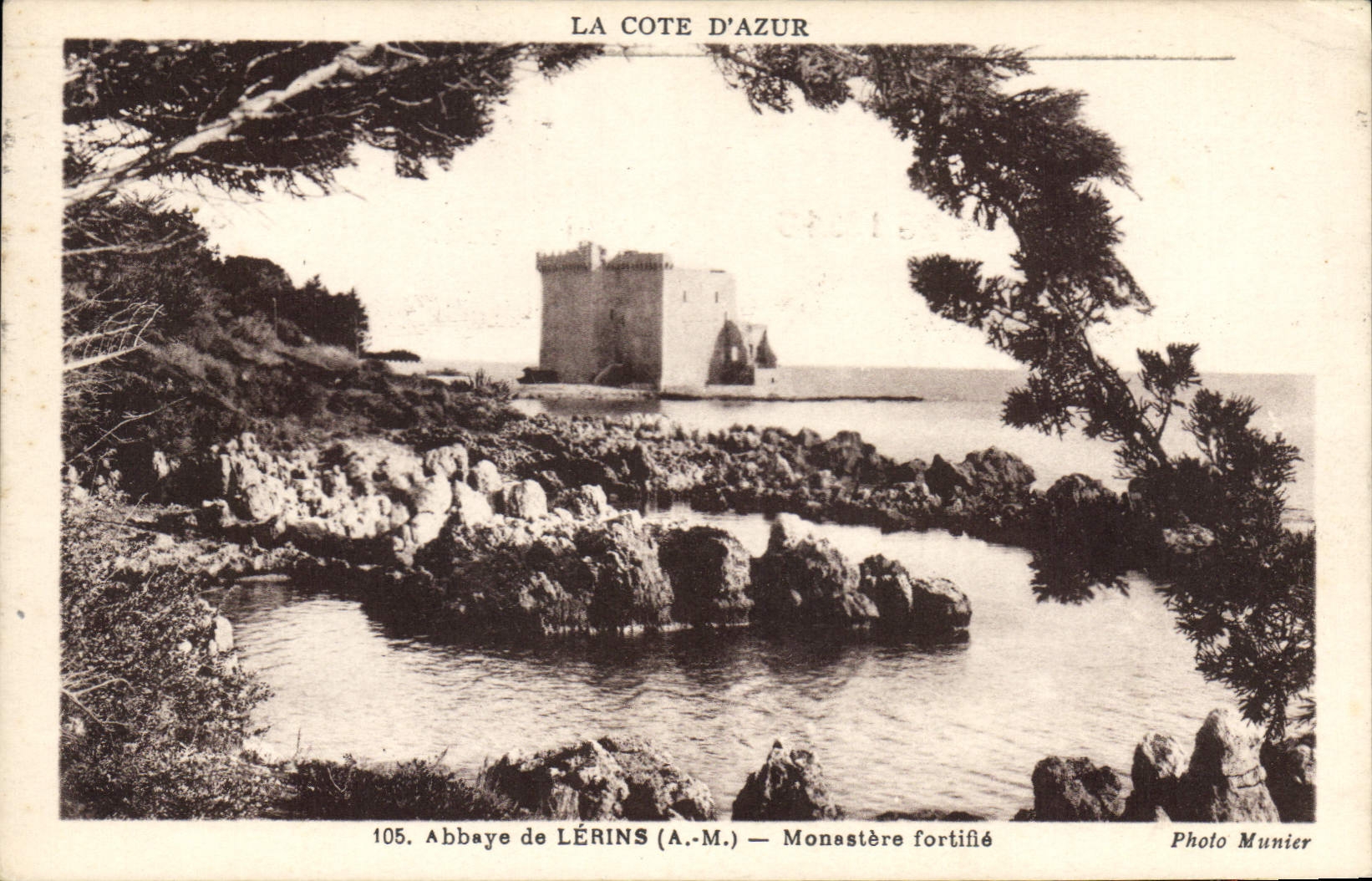 CPA Abbaye de Lerins A M Monastere fortifle 