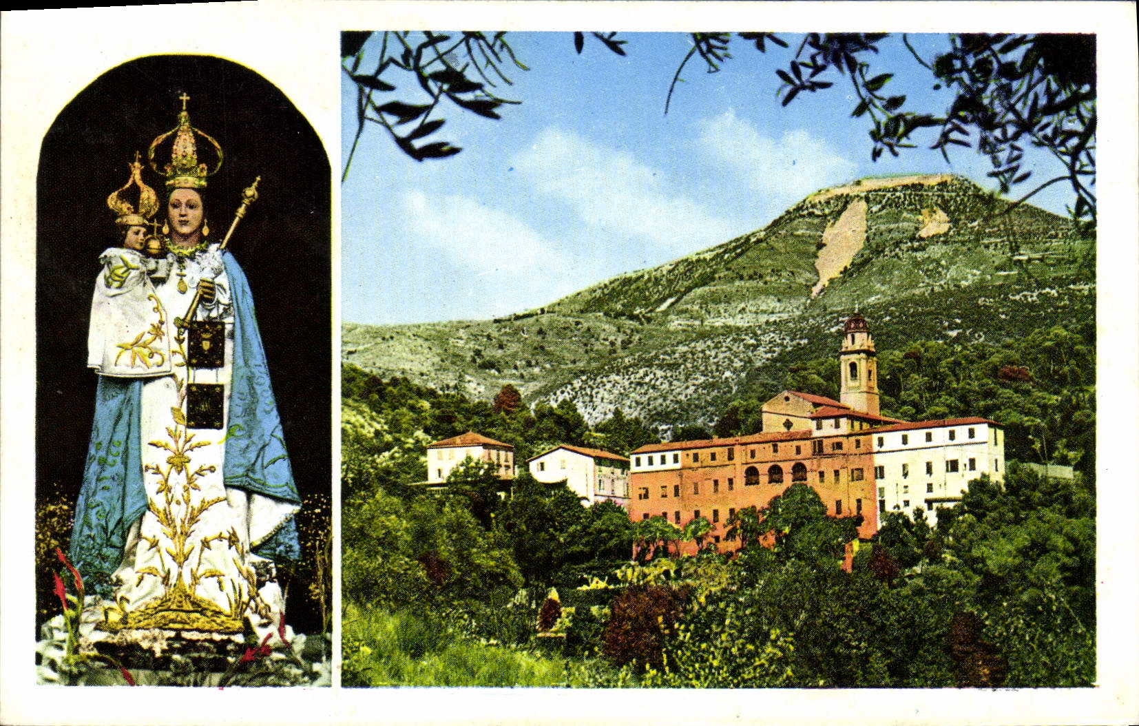 CPA Souvenir de Notre Dame de Laghet 