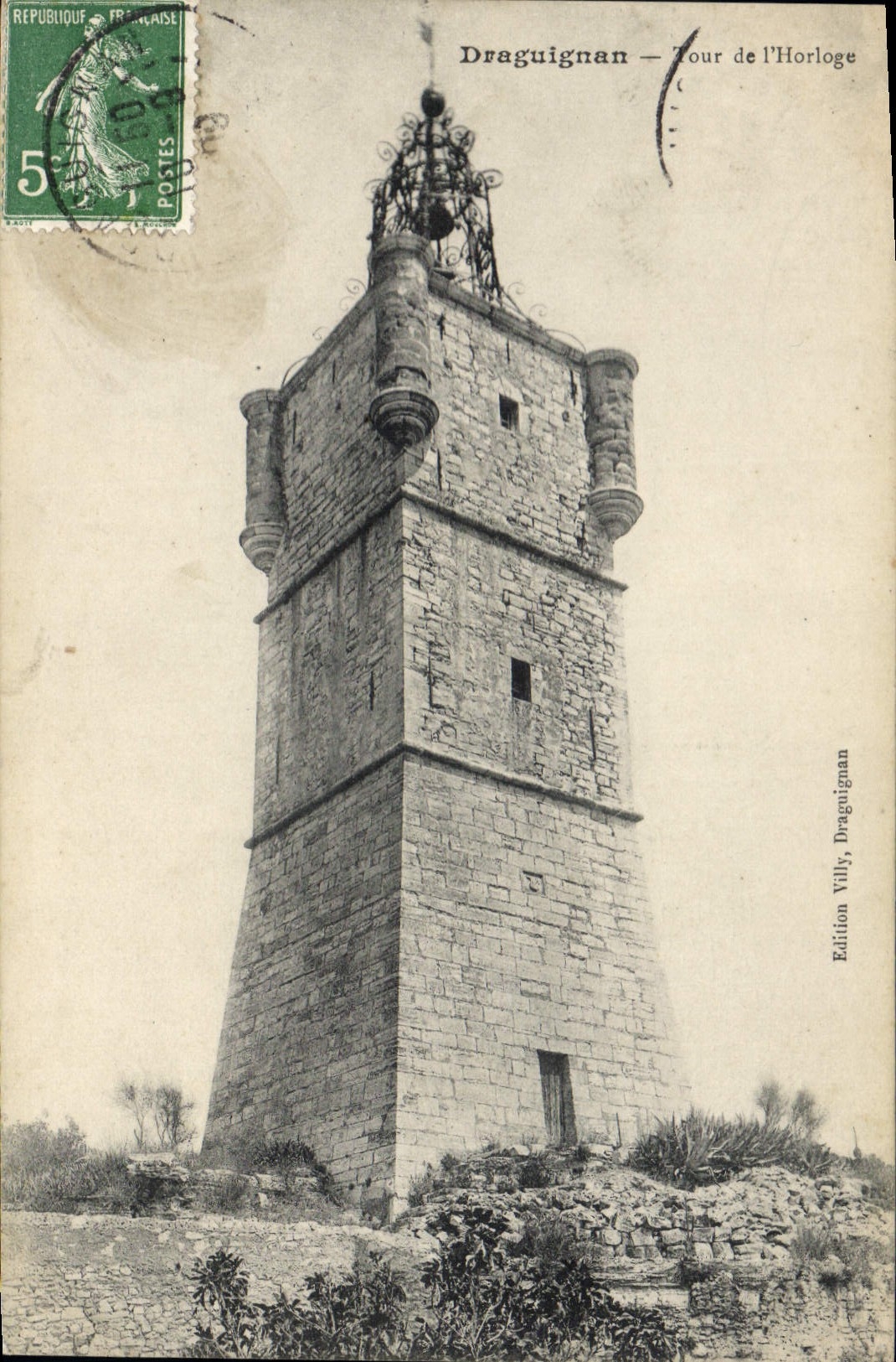 CPA Draguignan Tour de l'Horloge 