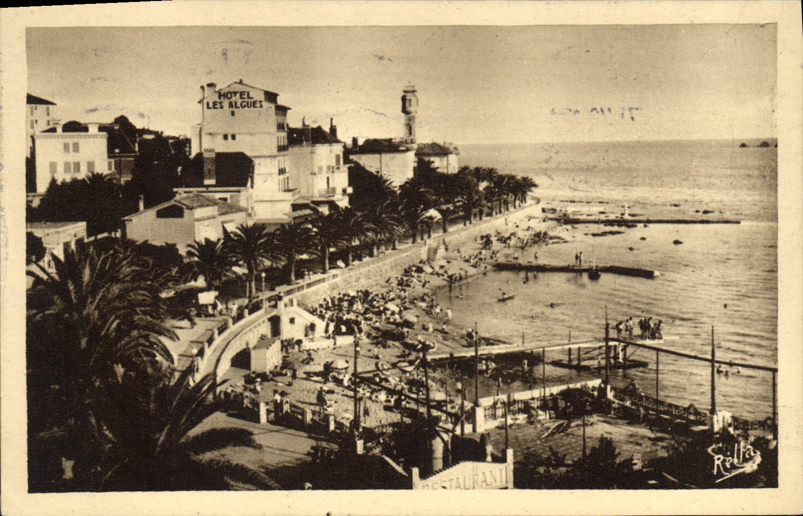 CPA Saint Raphael Le Boulevard Felix Martin 