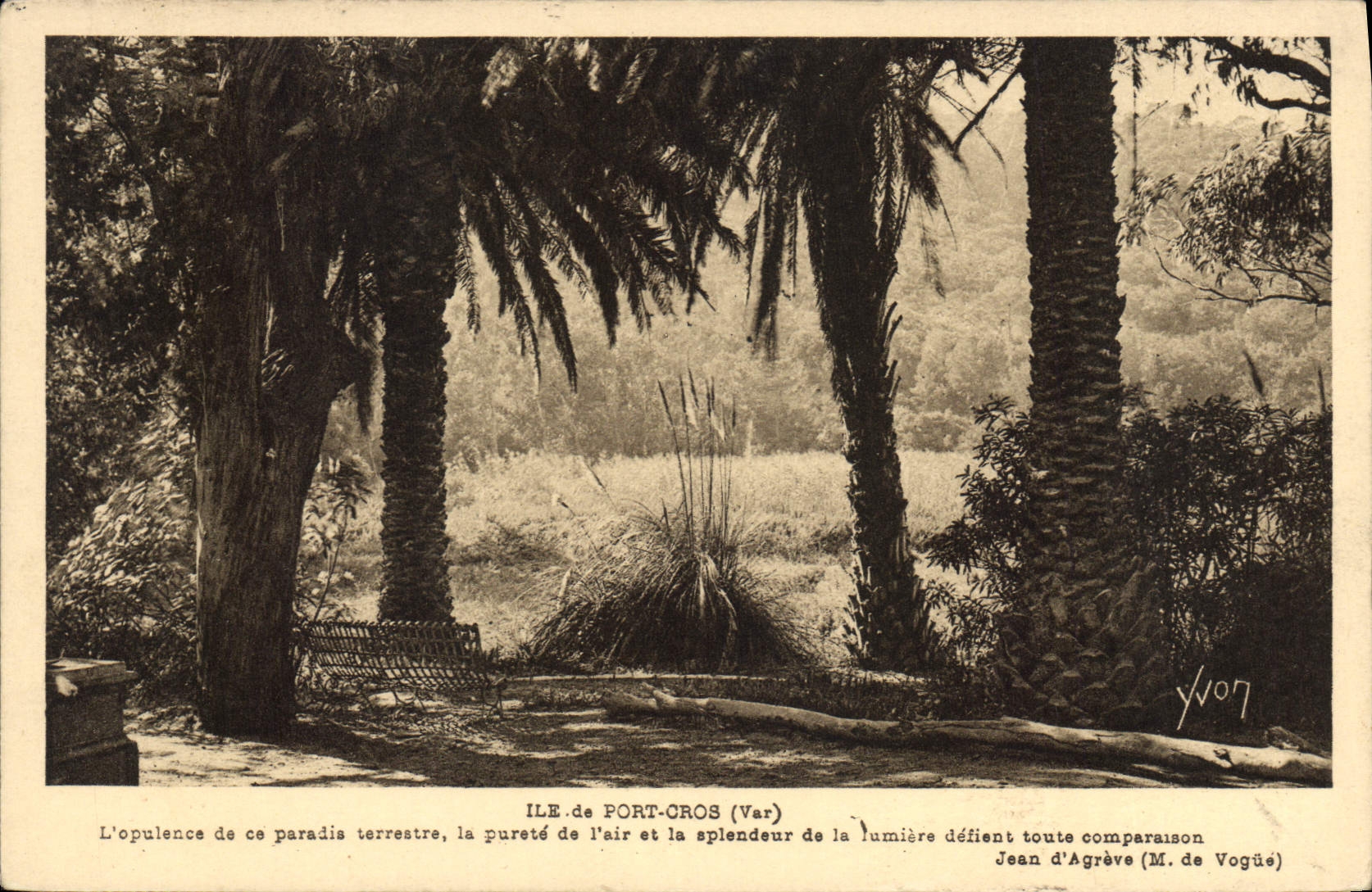 CPA Ile de Port Cros Var Jean d'Agreve