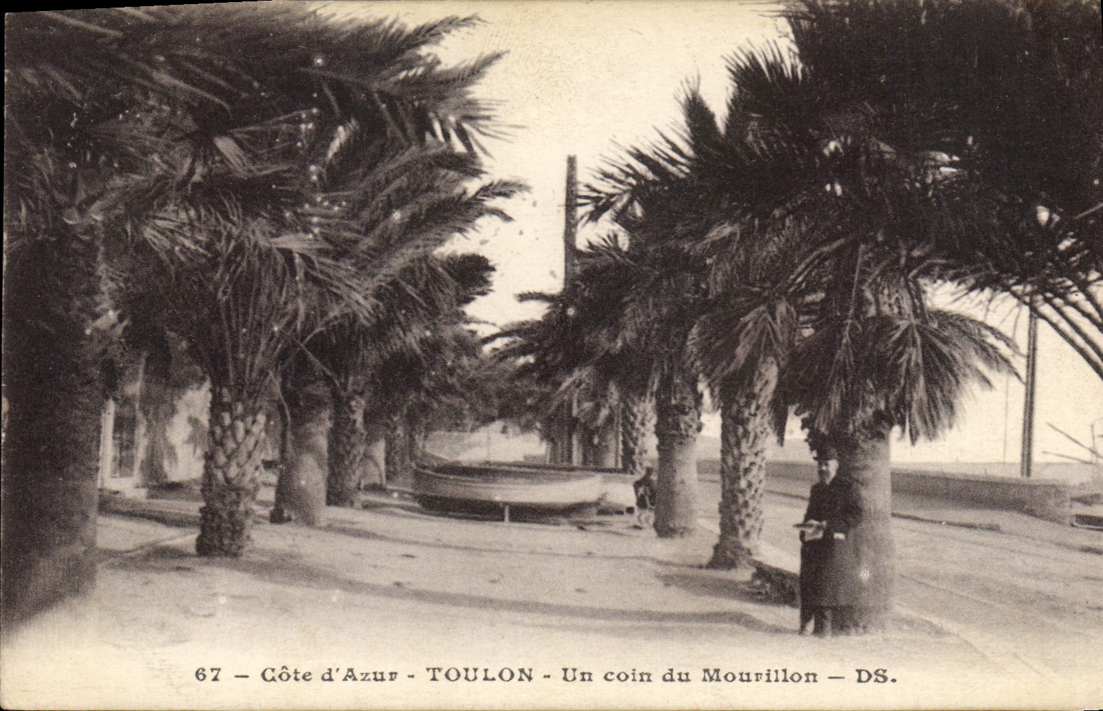 CPA Cote d'Azur Toulon Un coin du Mourilon 