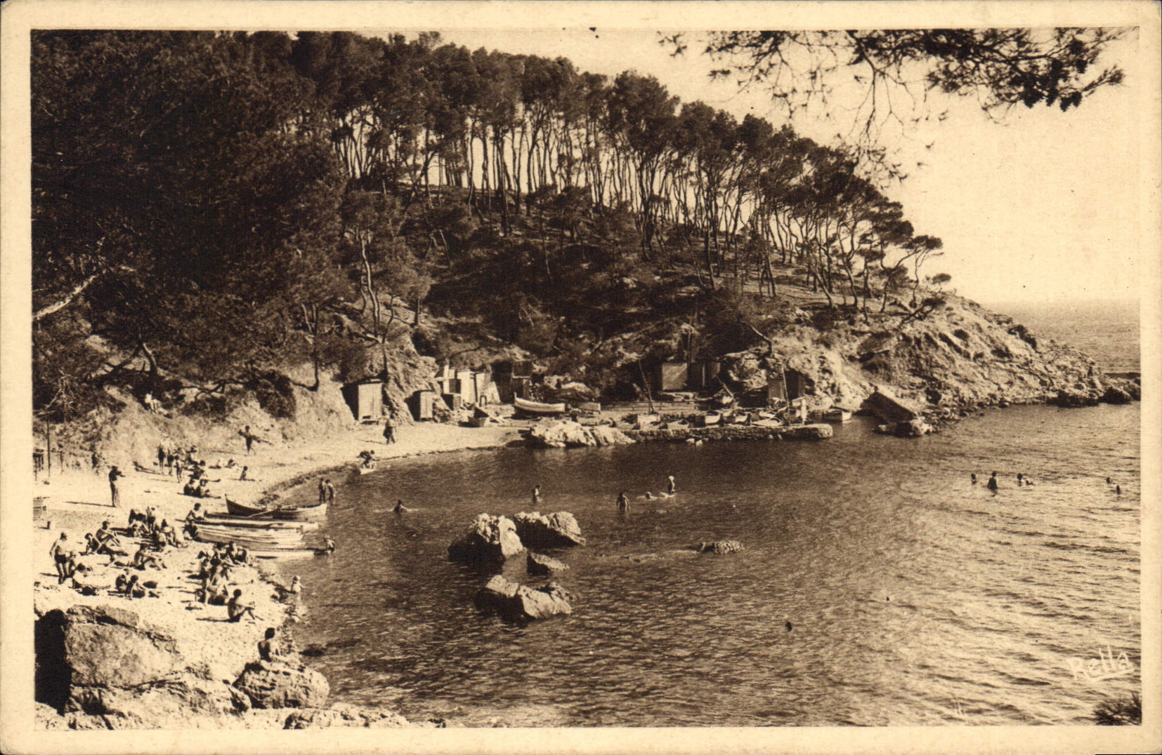 CPA Toulon Anse de Mejan au Cap Brun 