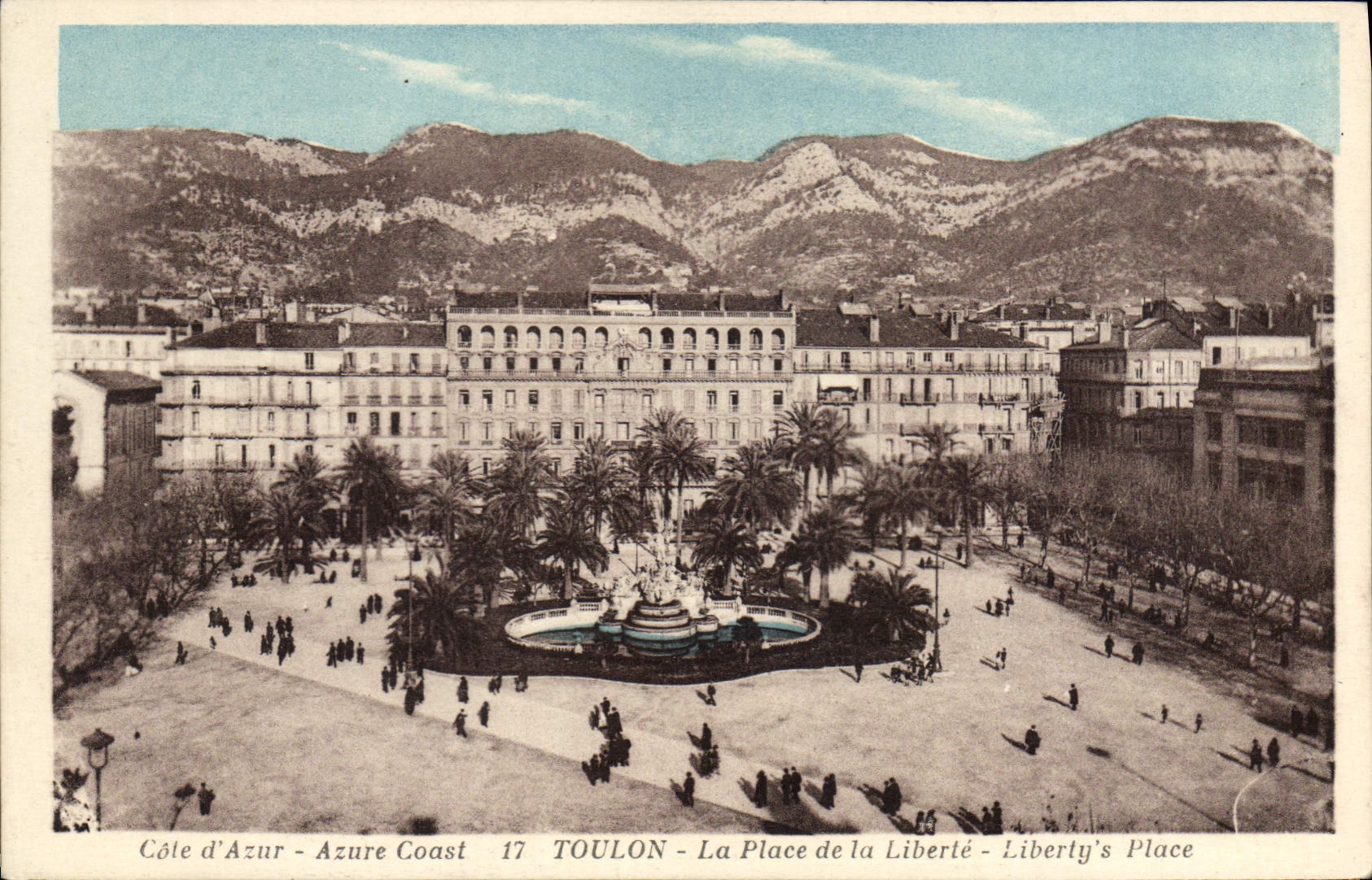 CPA Cote d'Azur Azure Coast Toulon La Place de la Liberte 