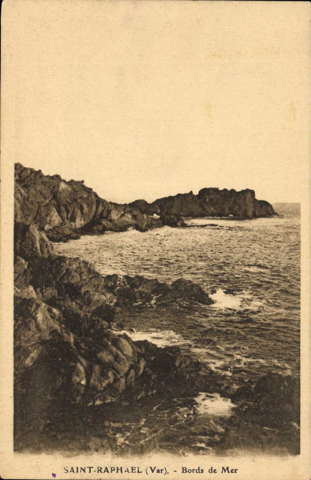 CPA Saint Raphael Var Bords de Mer 