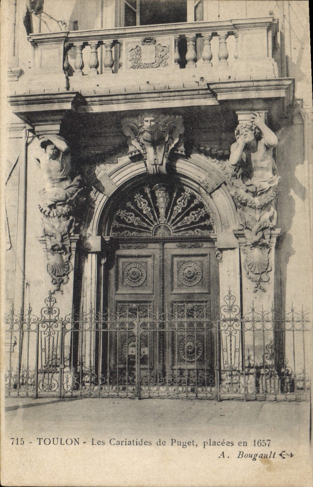 CPA Toulon Les Cariatides de Puget 