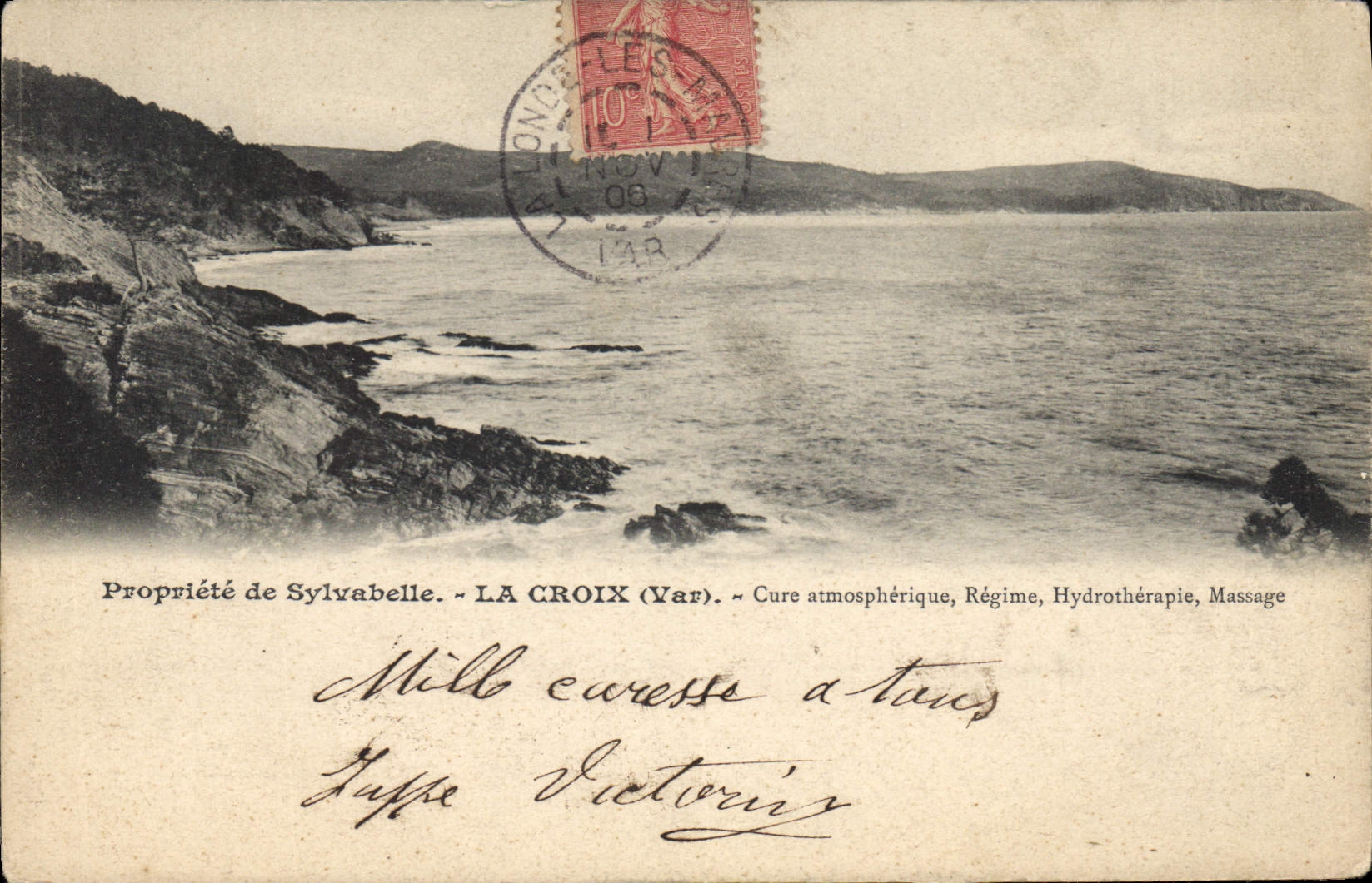 CPA Propriete de Sylvabelle La Croix Var Cure atmospherique Regime Hydrotherapie