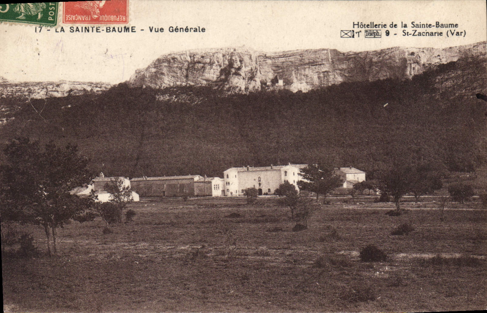 CPA La Sainte Baume Vue Generale 