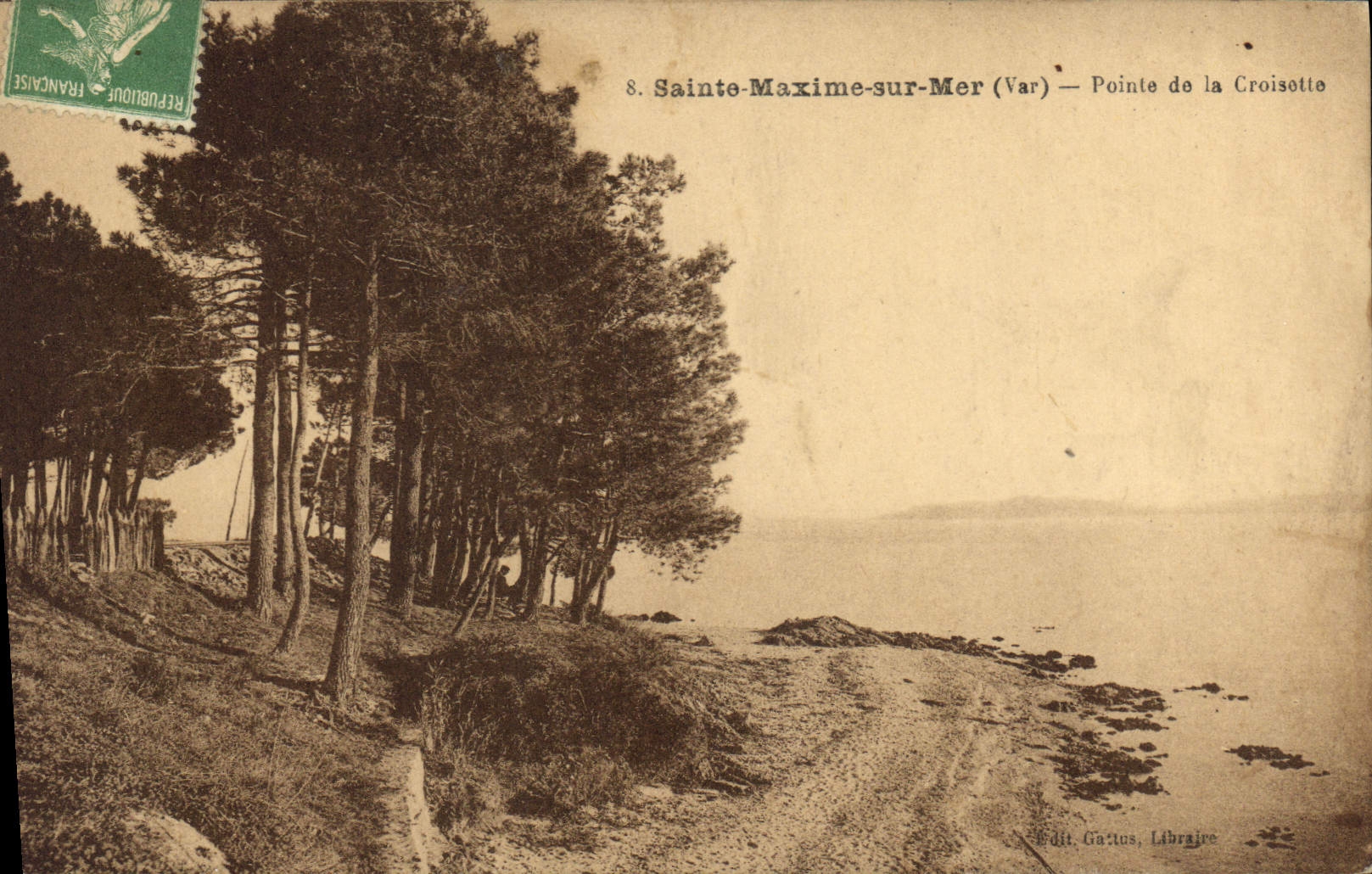 CPA Sainte Maxime sur Mer Var Pointe de la Croisette