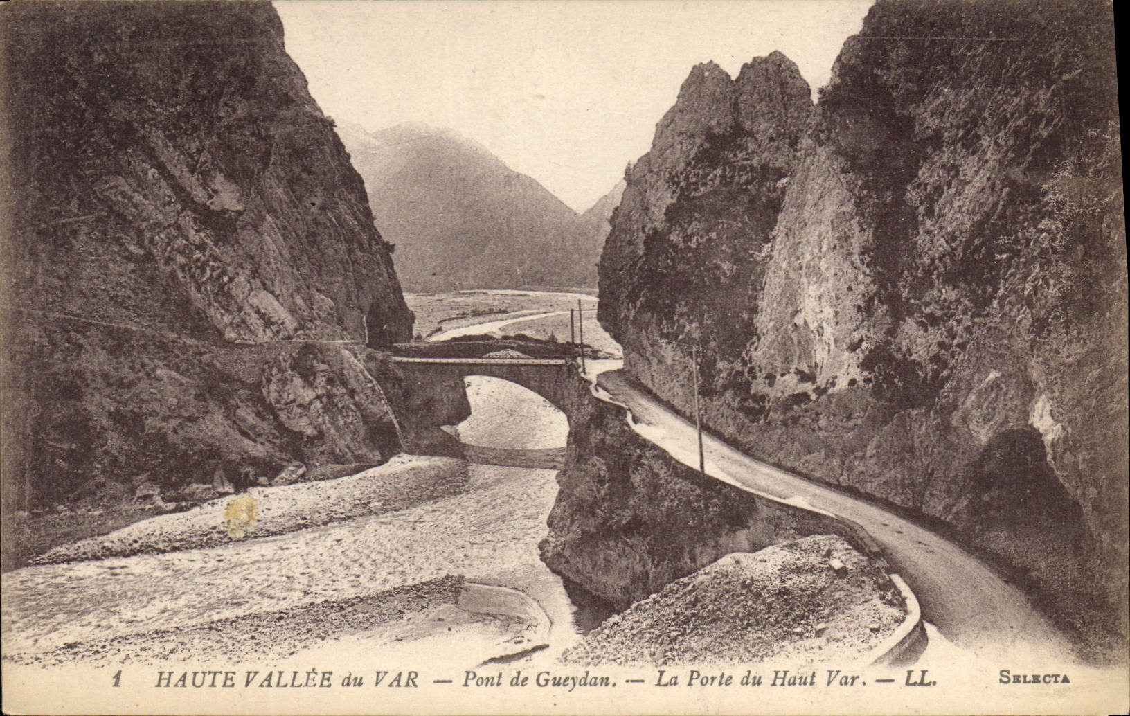 CPA Haute Vallee du Var Pont de Gueydan La Porte de Haut Var