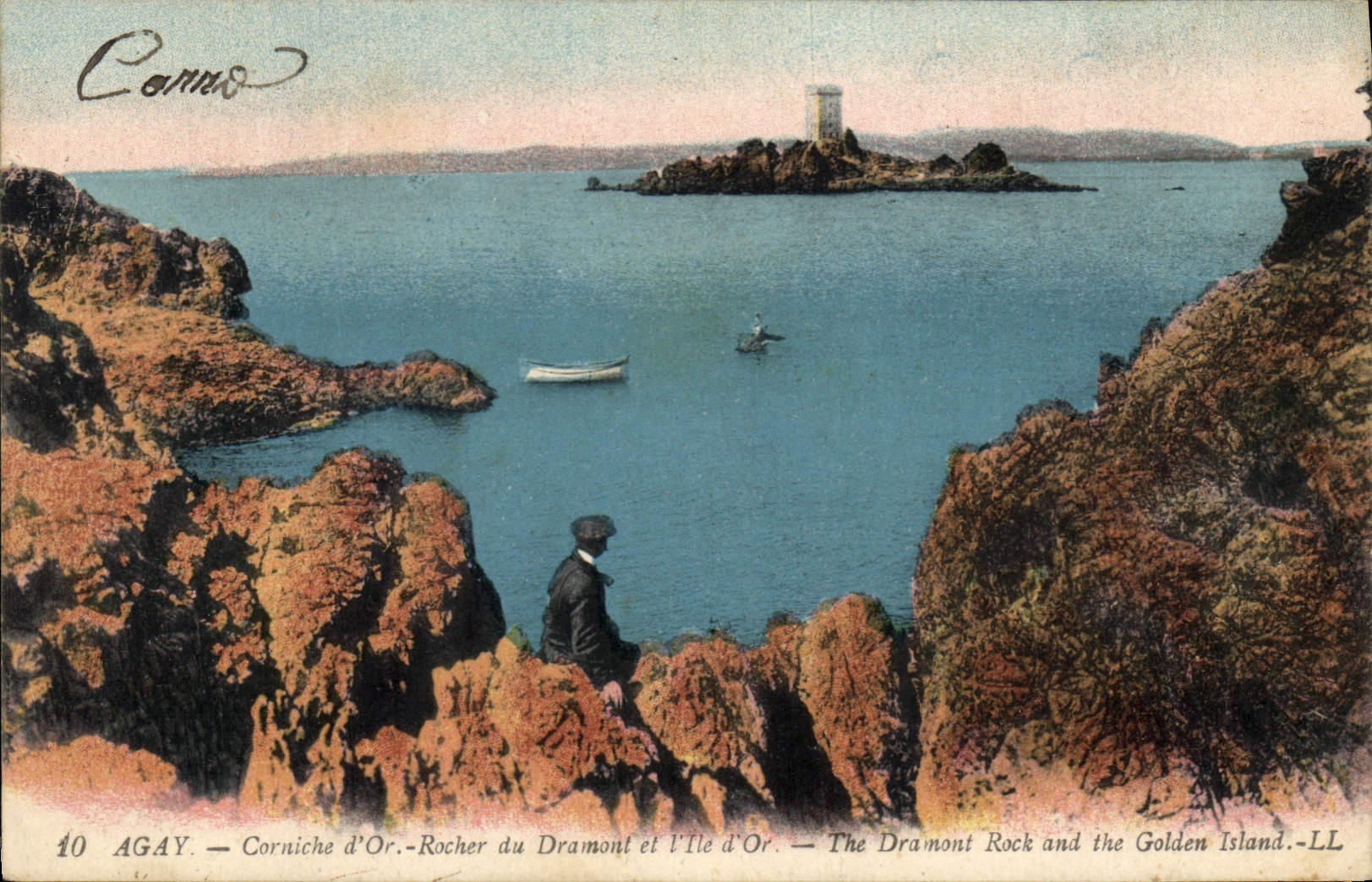 CPA Agay Corniche d'Or Rocher du Dramont et l'Ile d'Or