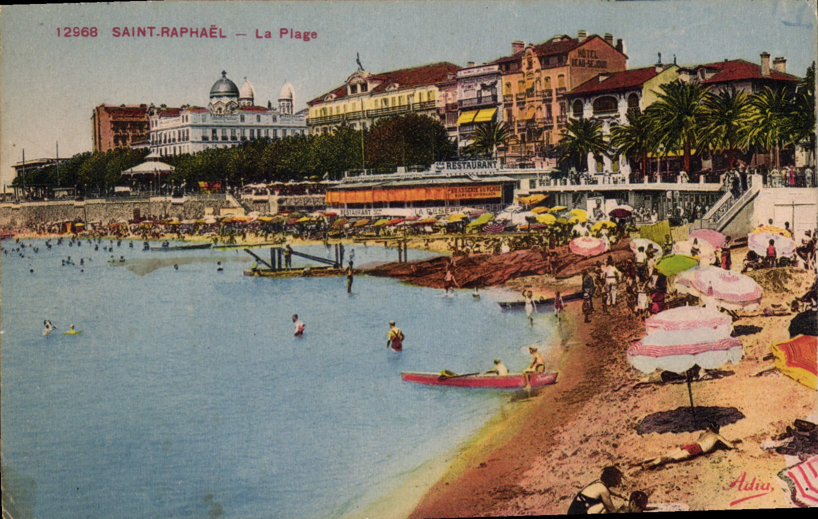 CPA Saint Raphael La Plage 