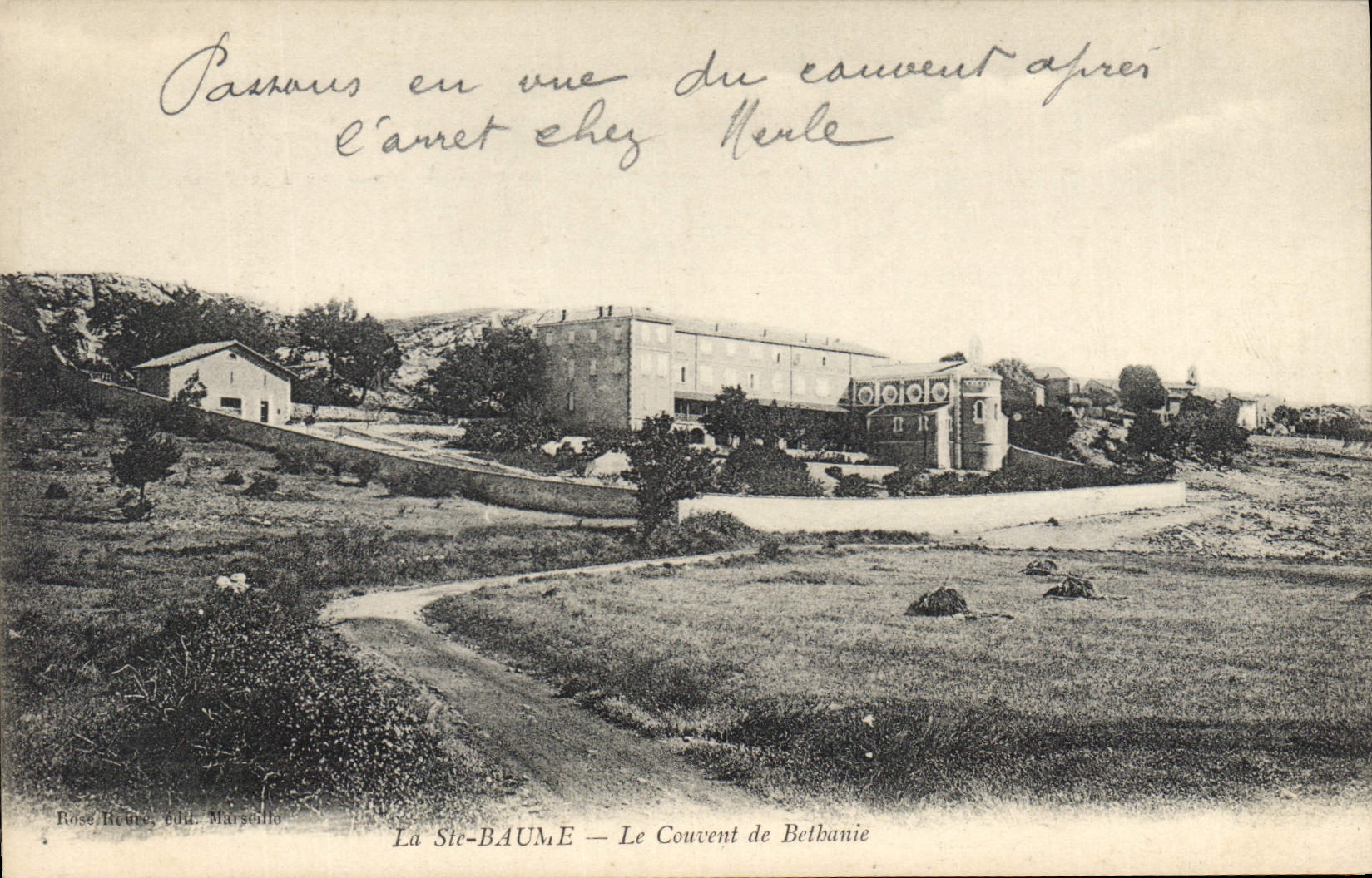 CPA La Ste Baume Le Couvent de Betbanie 