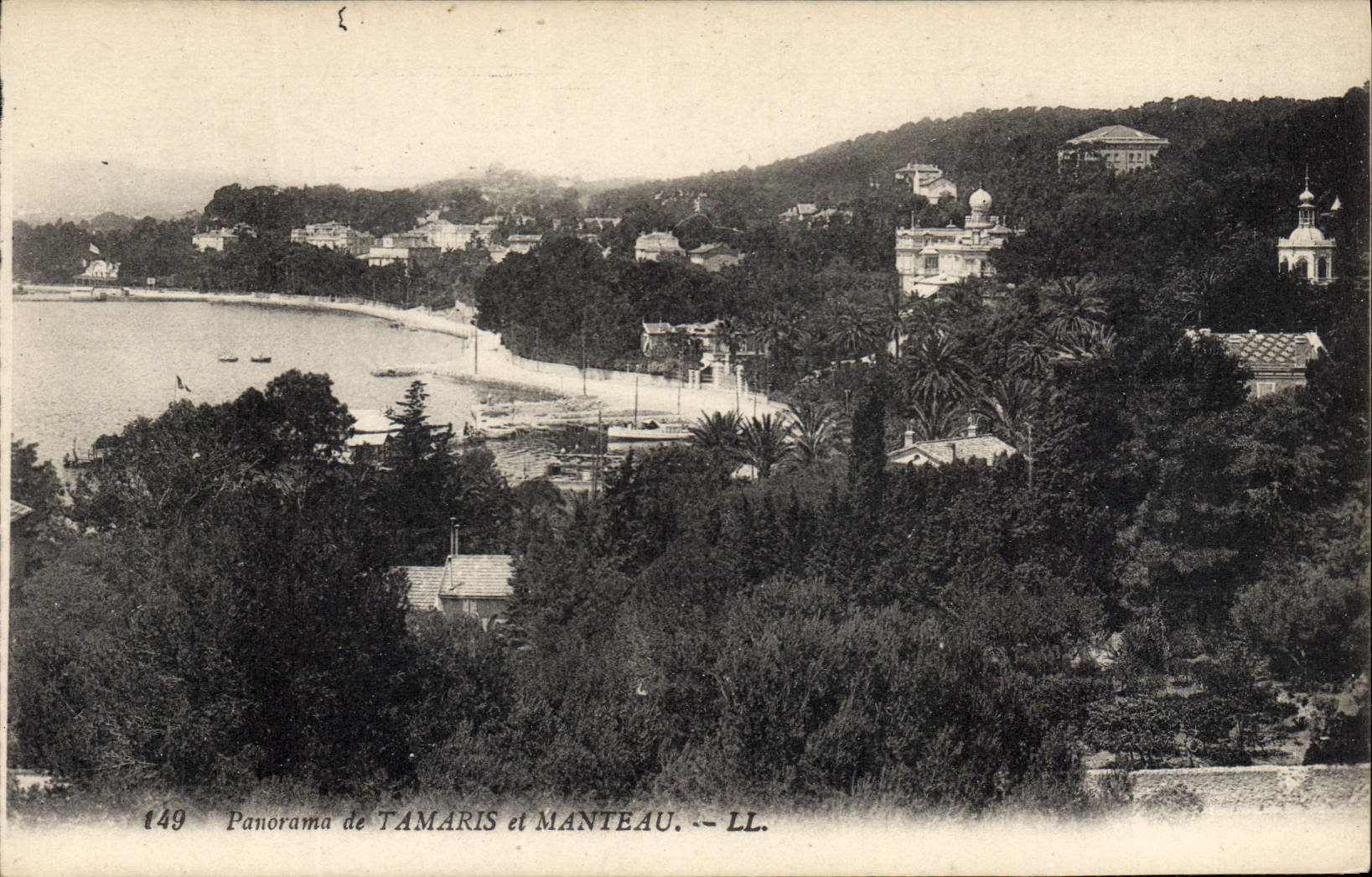 CPA Panorama de Tamaris et Manteau 