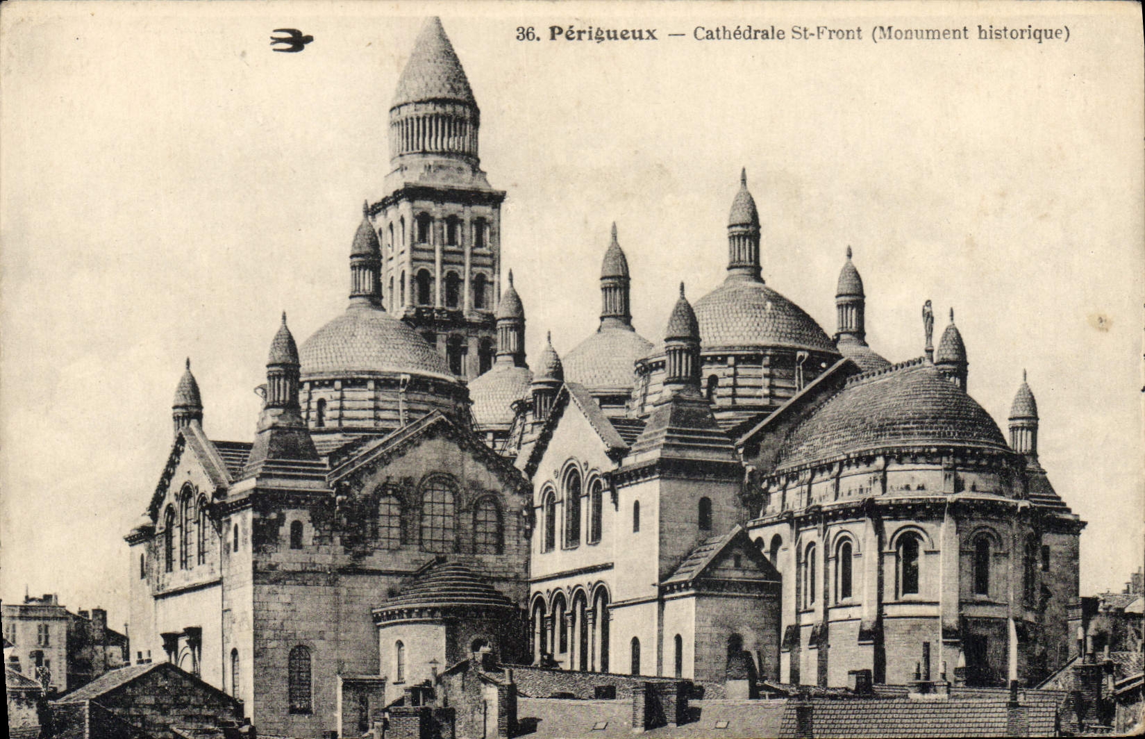 CPA Perigueux Cathedrale St Front Monument historique