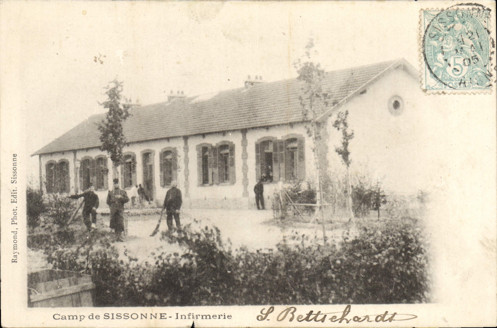 CPA Camp de Sissonne Infirmerie Militaria