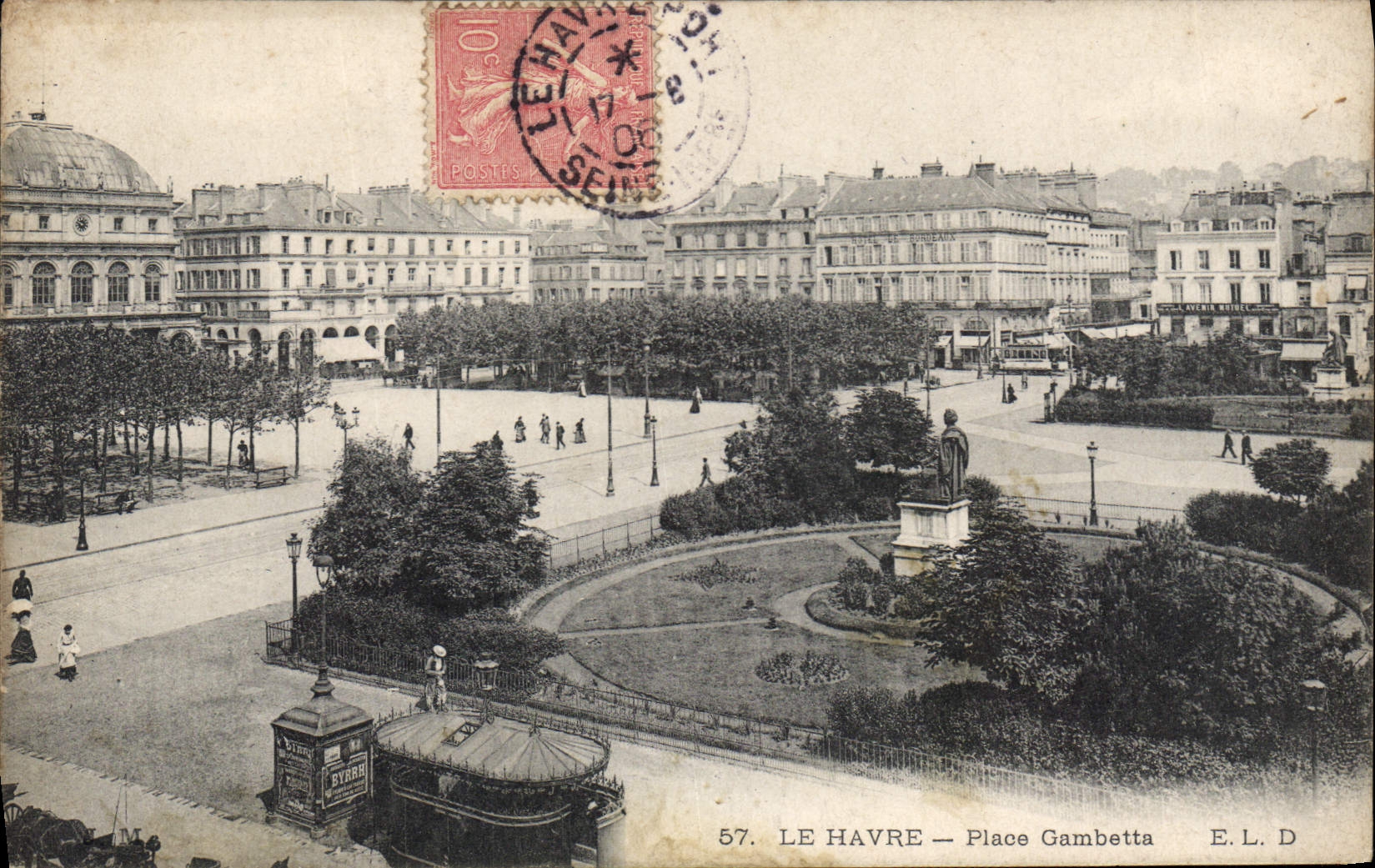 CPA Le Havre Place Gambetta 