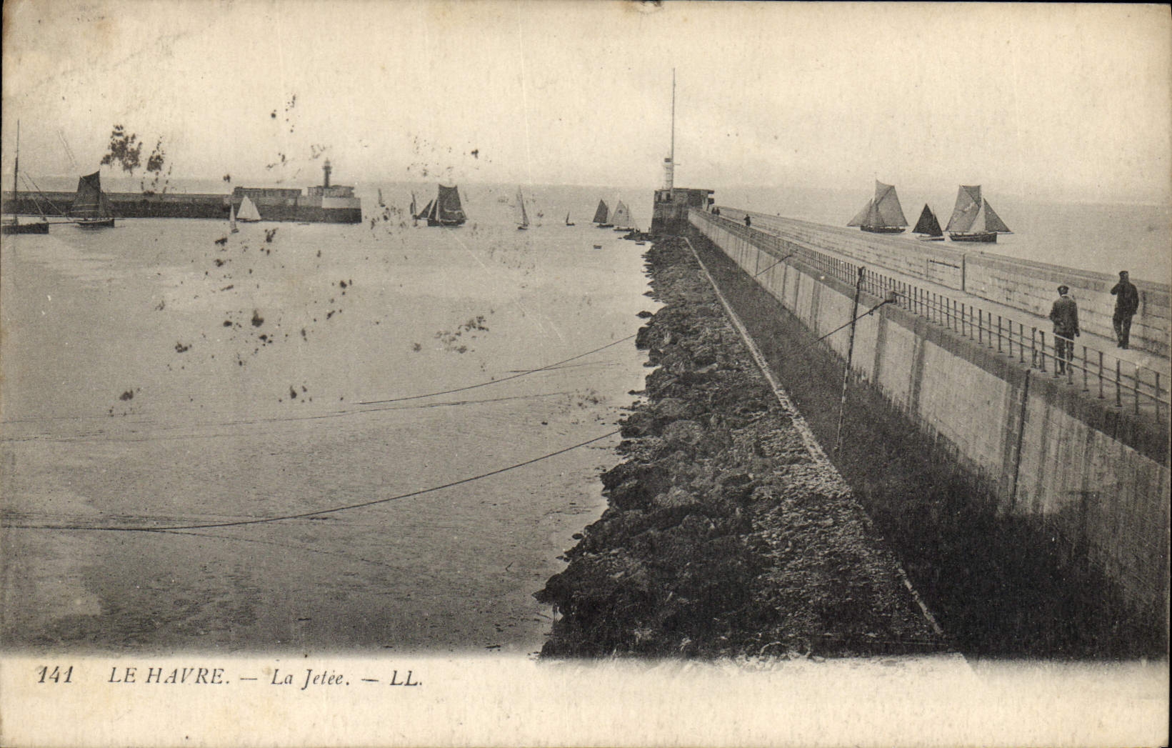 CPA Le Havre La Jetee 