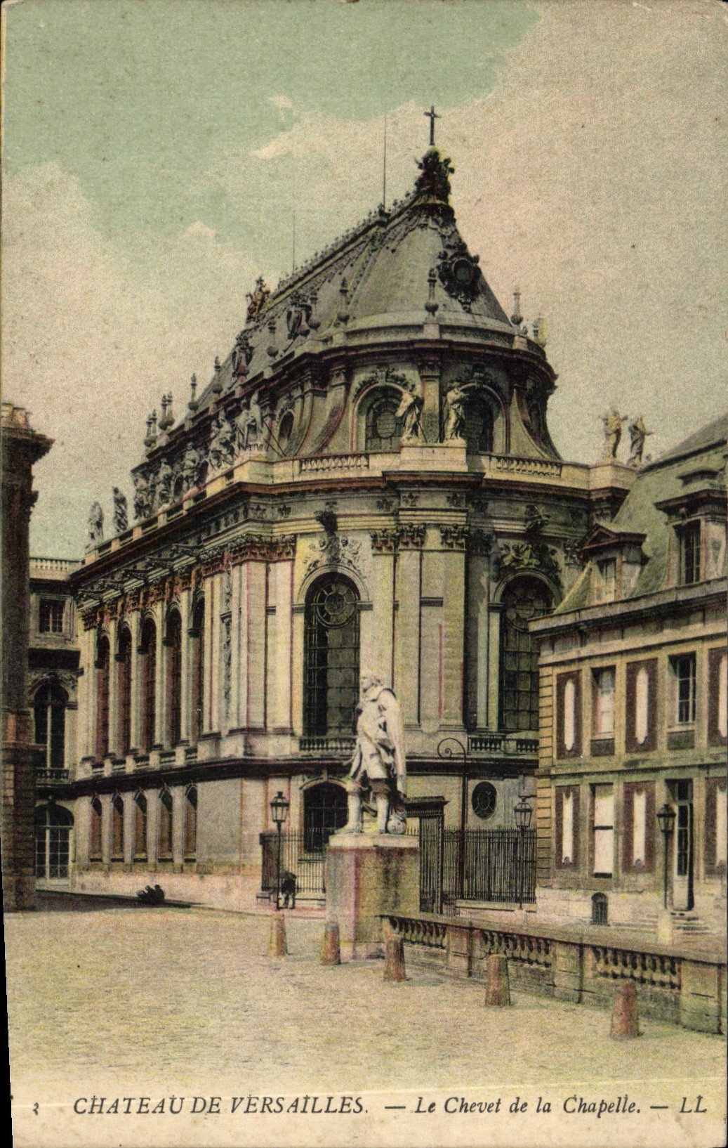 CPA Chateau de Versailles Le Chevel de la Chapelle 