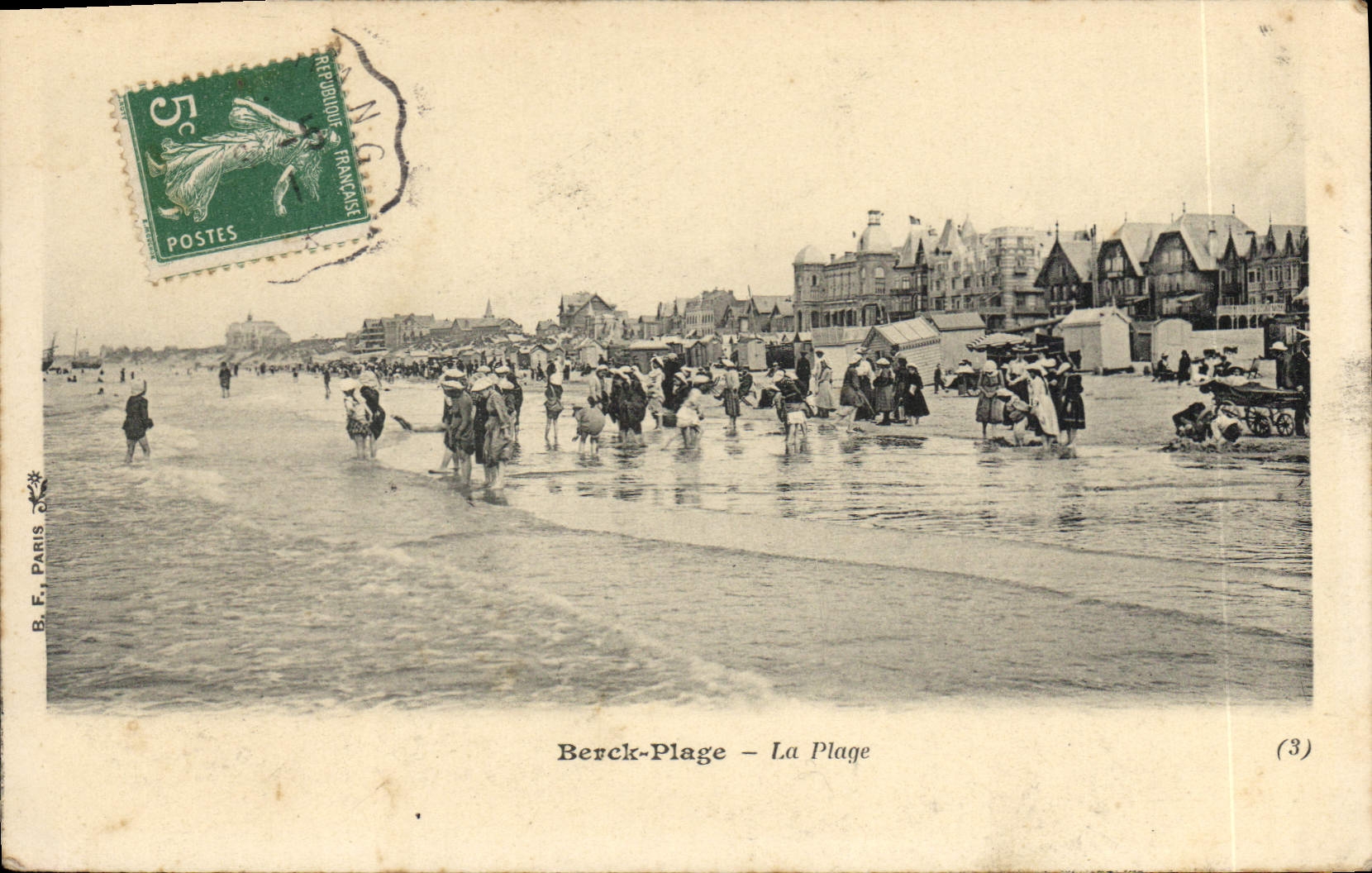 CPA Berck Plage La Plage 