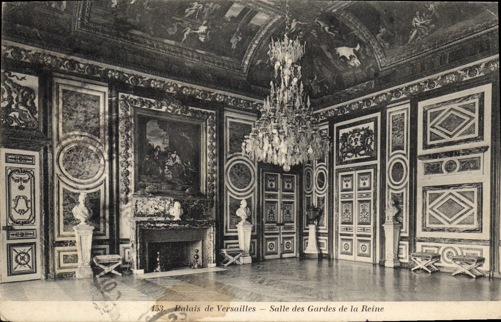 CPA Palais de Versailles Salle des Gardes de la Reine 