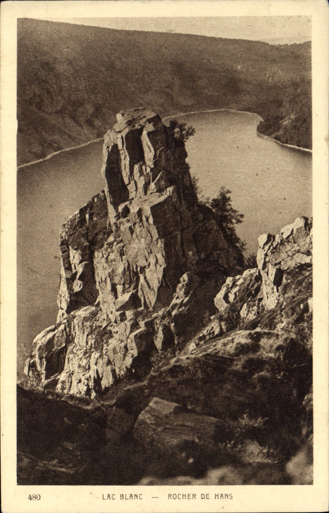 CPA Lac Blanc Rocher de Hans 