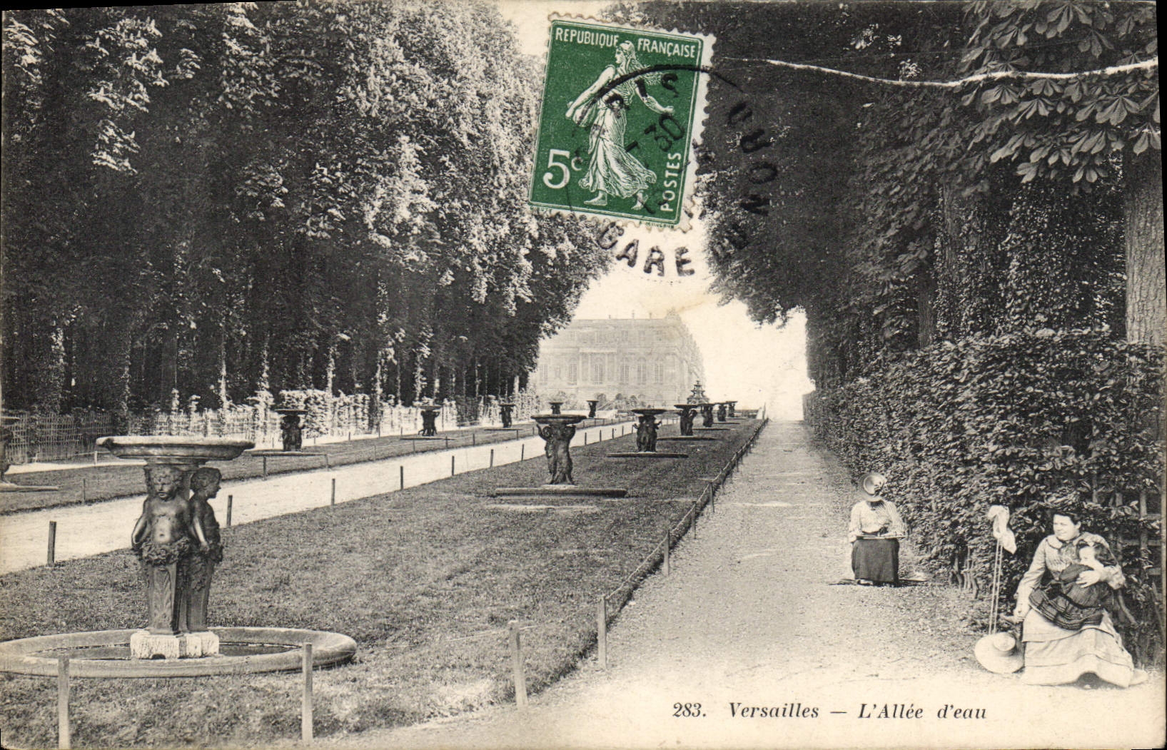 CPA Versailles L'Allee d'eau 