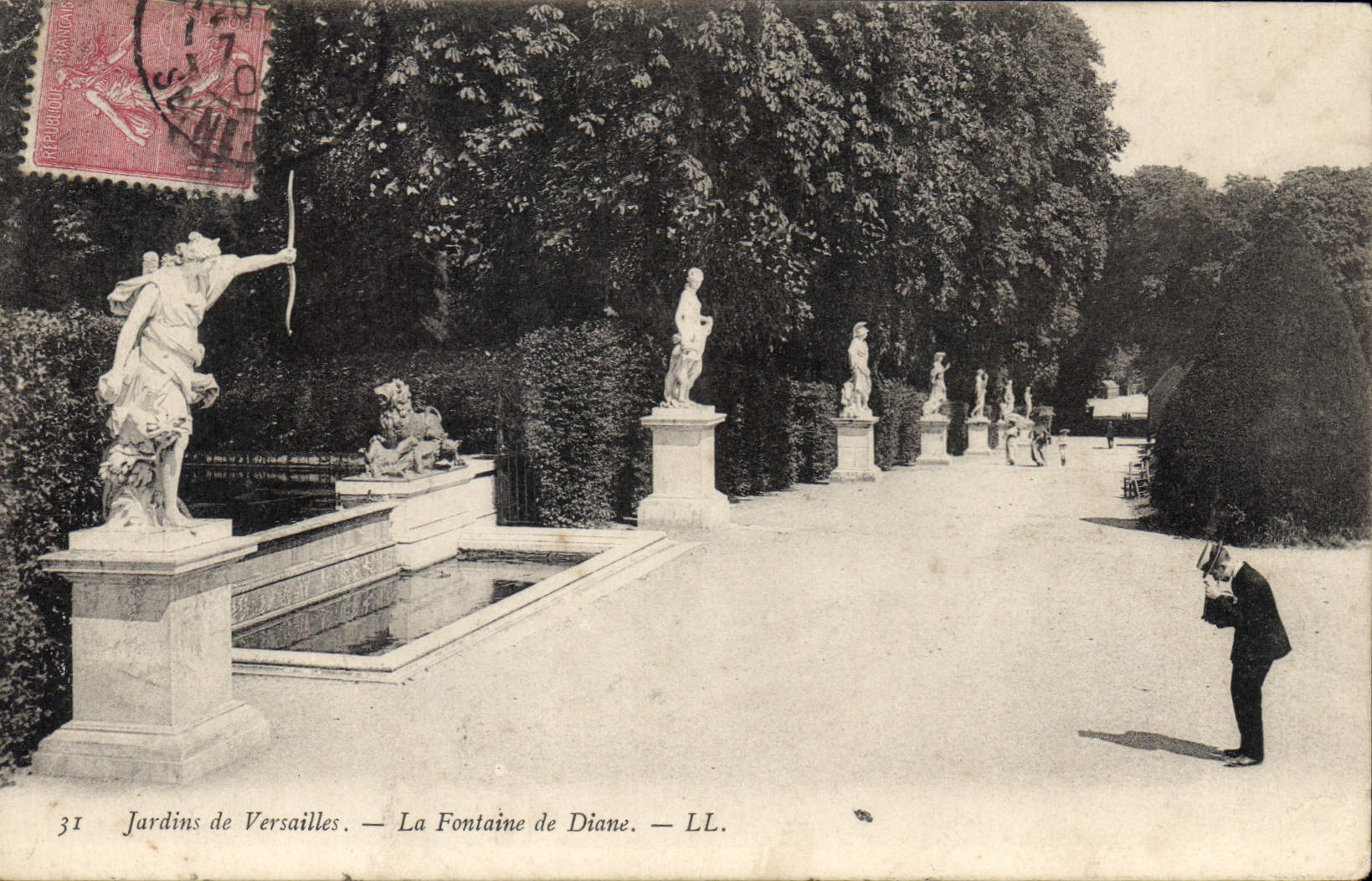 CPA Jardins de Versailles La Fontaine de Diane 