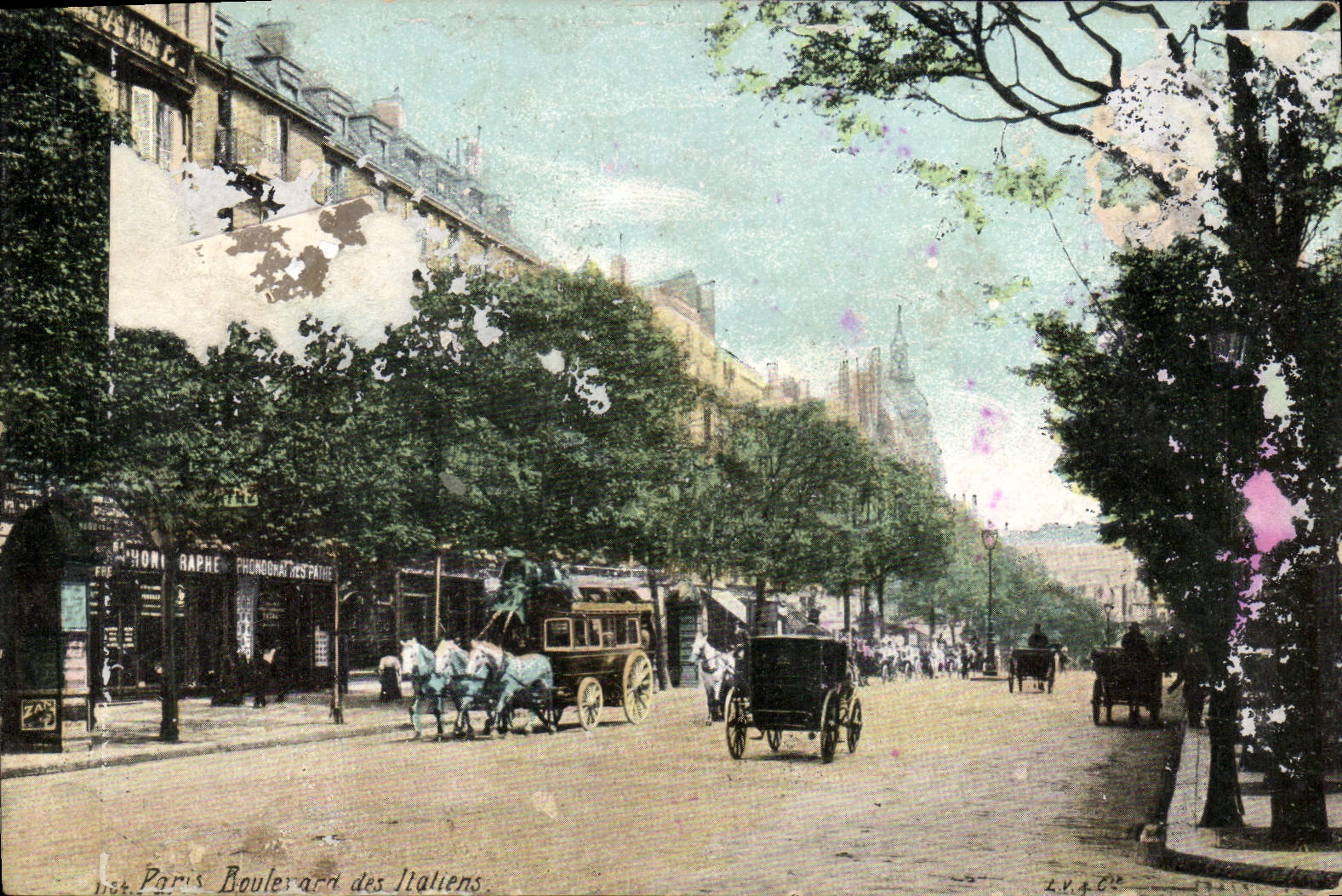CPA Paris Boulevard des Italiens