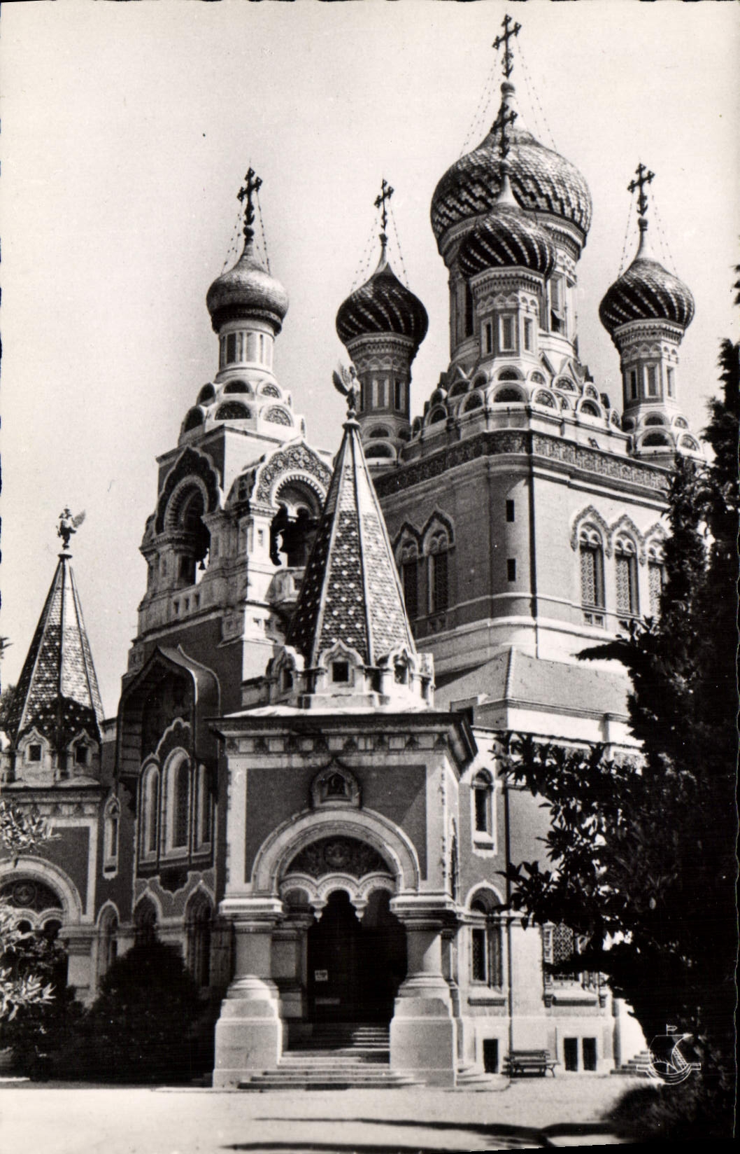 CPA Nice Alpes Maritimes Vue generale Eglise Russe Russia Russie