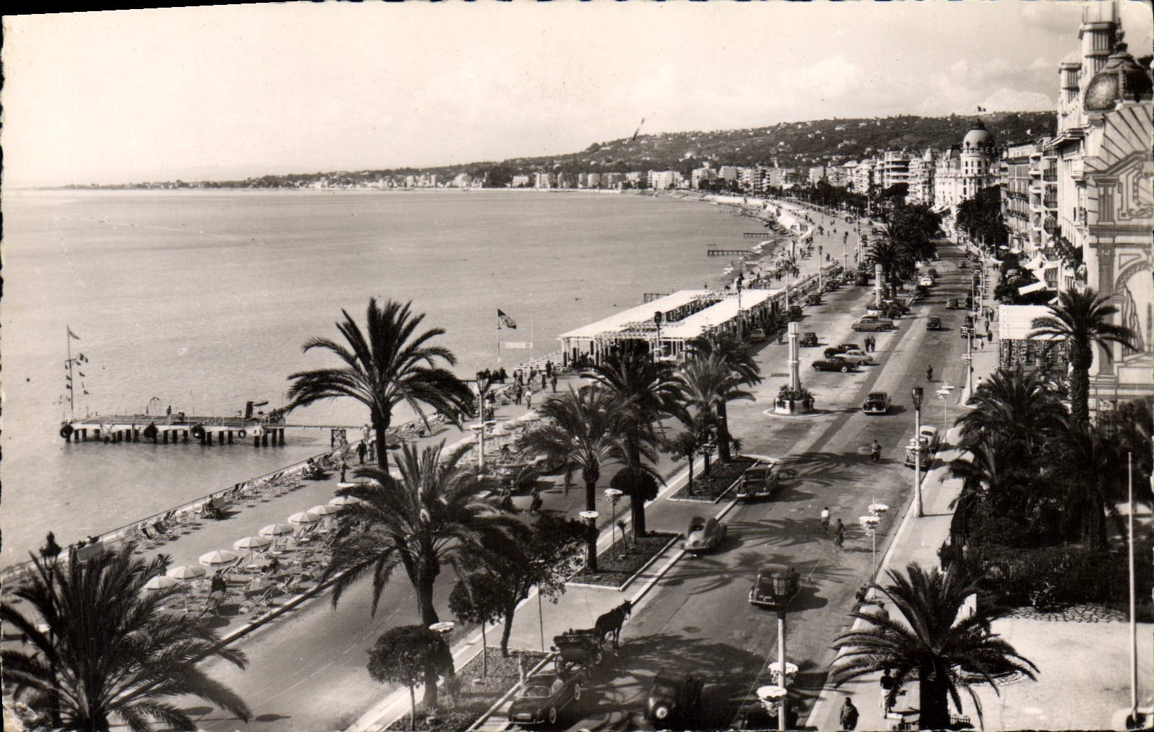 CPA La Cote d'Azur Nice La Promenade des Anglais